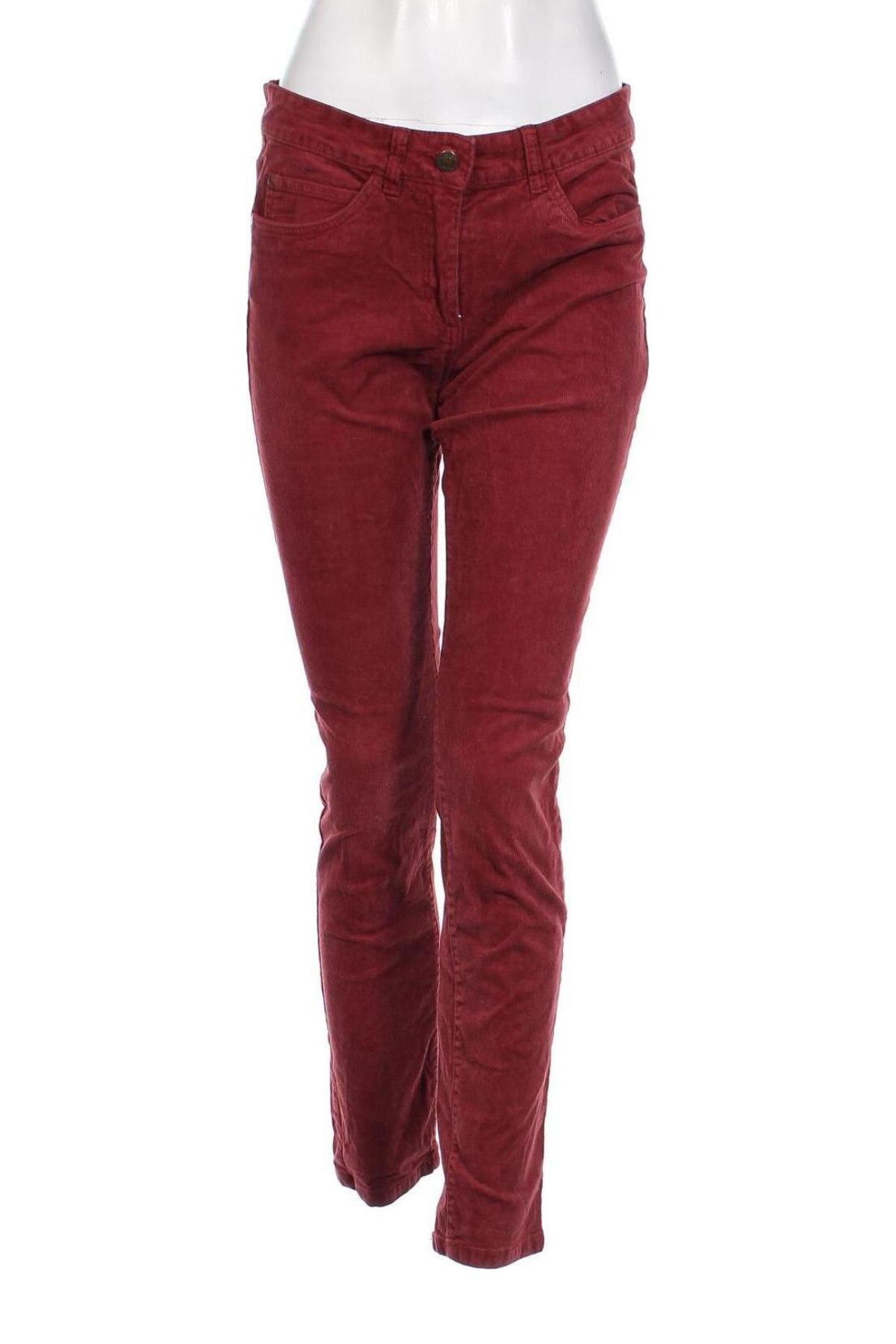 Pantaloni de velvet de femei Up 2 Fashion, Mărime M, Culoare Roșu, Preț 95,99 Lei