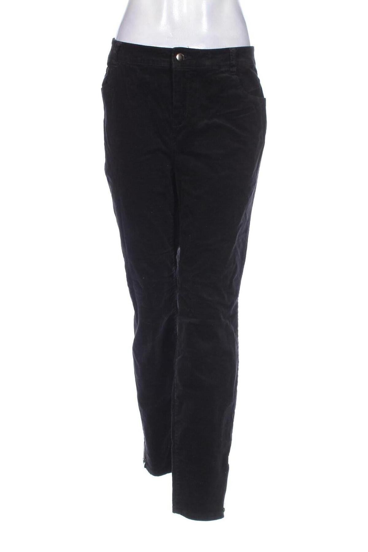 Pantaloni de velvet de femei Yessica, Mărime XXL, Culoare Negru, Preț 52,99 Lei