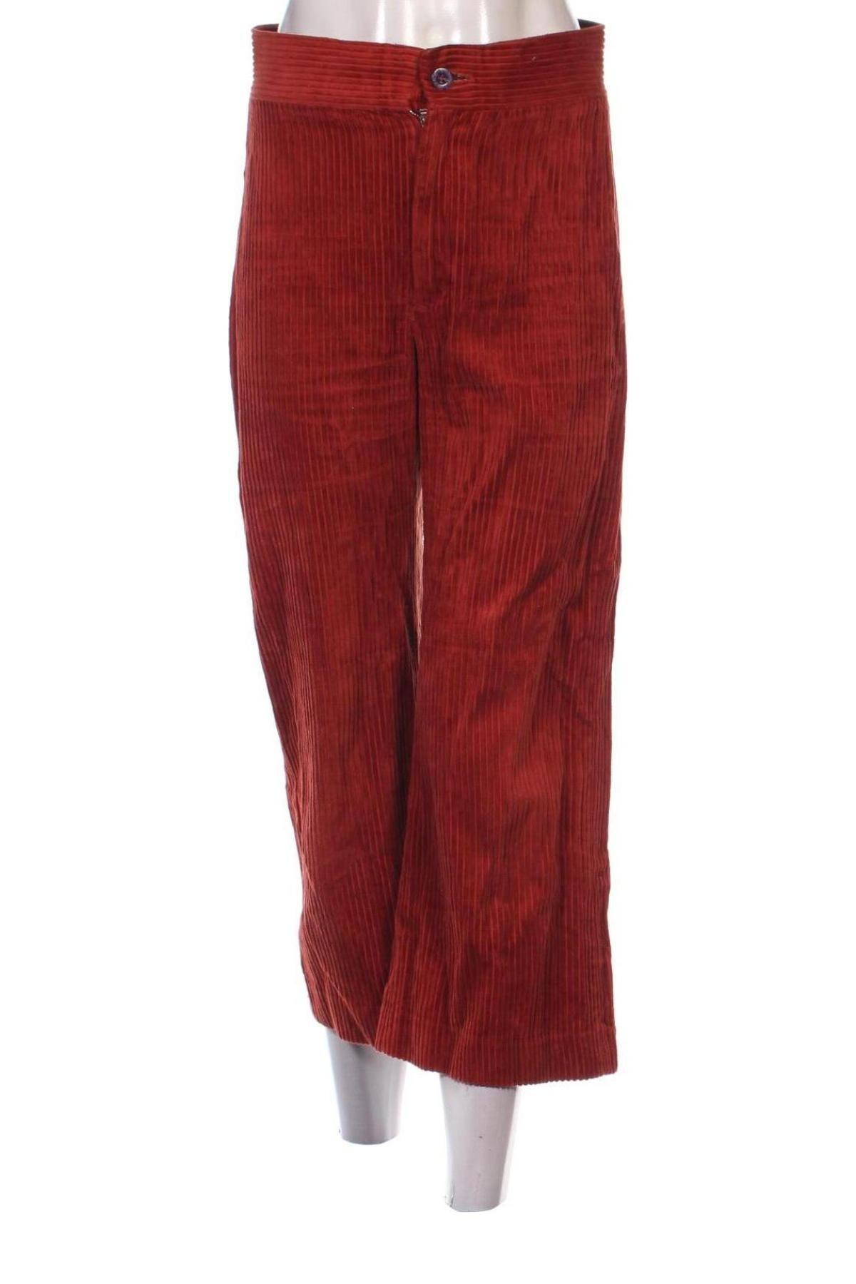 Damen Cordhose Zara, Größe S, Farbe Rot, Preis € 8,99