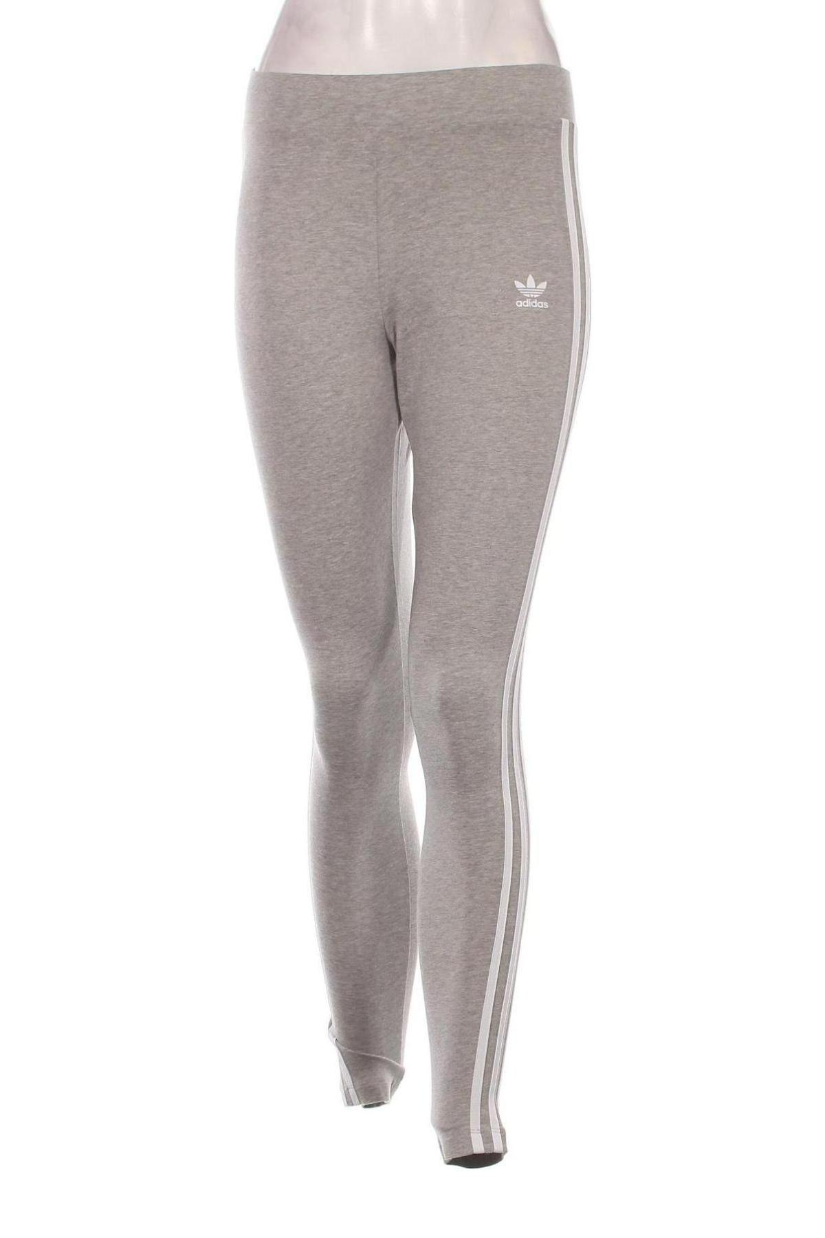 Damen Leggings Adidas, Größe M, Farbe Grau, Preis 17,38 €