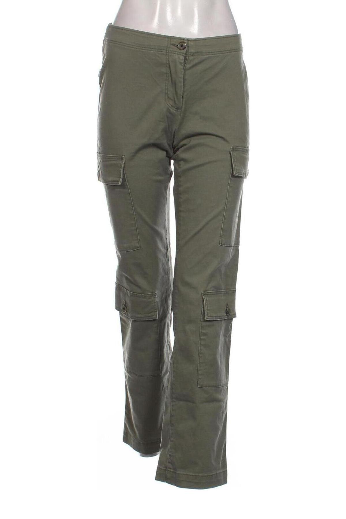 Pantaloni de femei H&M, Mărime S, Culoare Verde, Preț 73,98 Lei