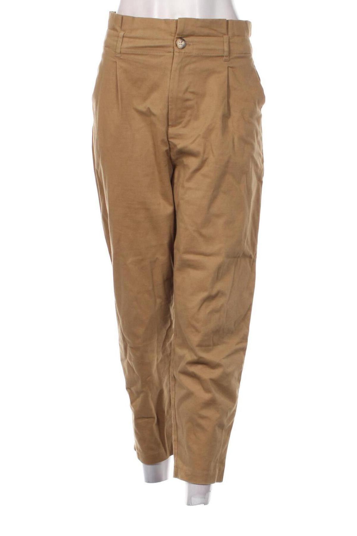 Damenhose Zara, Größe L, Farbe Beige, Preis € 9,99