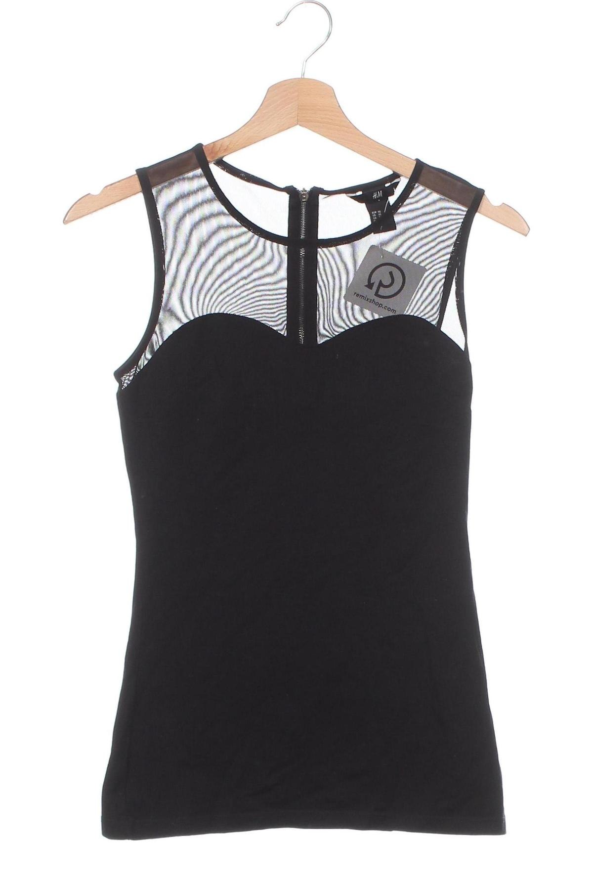 Damentop H&M, Größe XS, Farbe Schwarz, Preis € 8,68