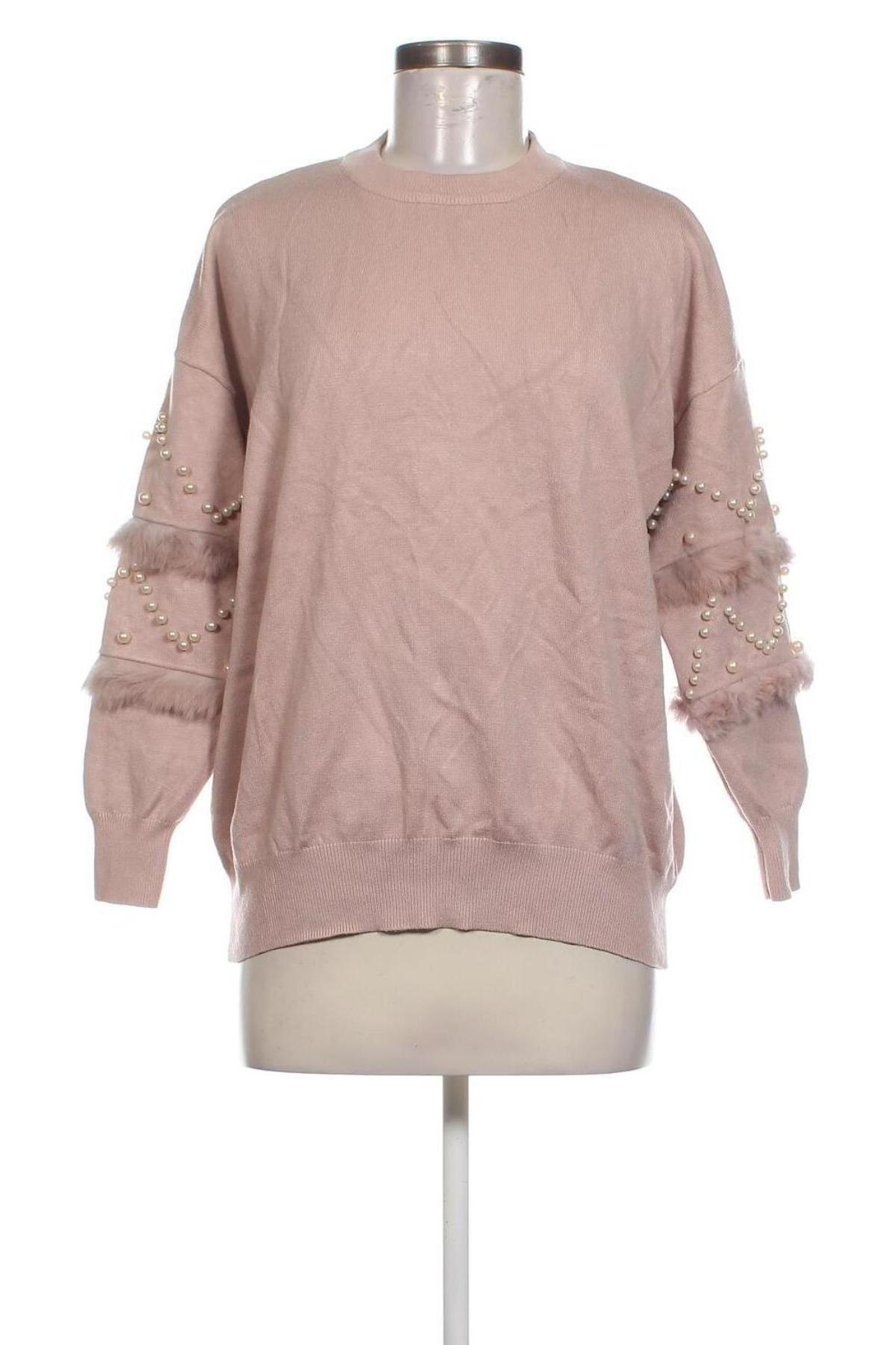 Damenpullover, Größe M, Farbe Aschrosa, Preis € 14,83