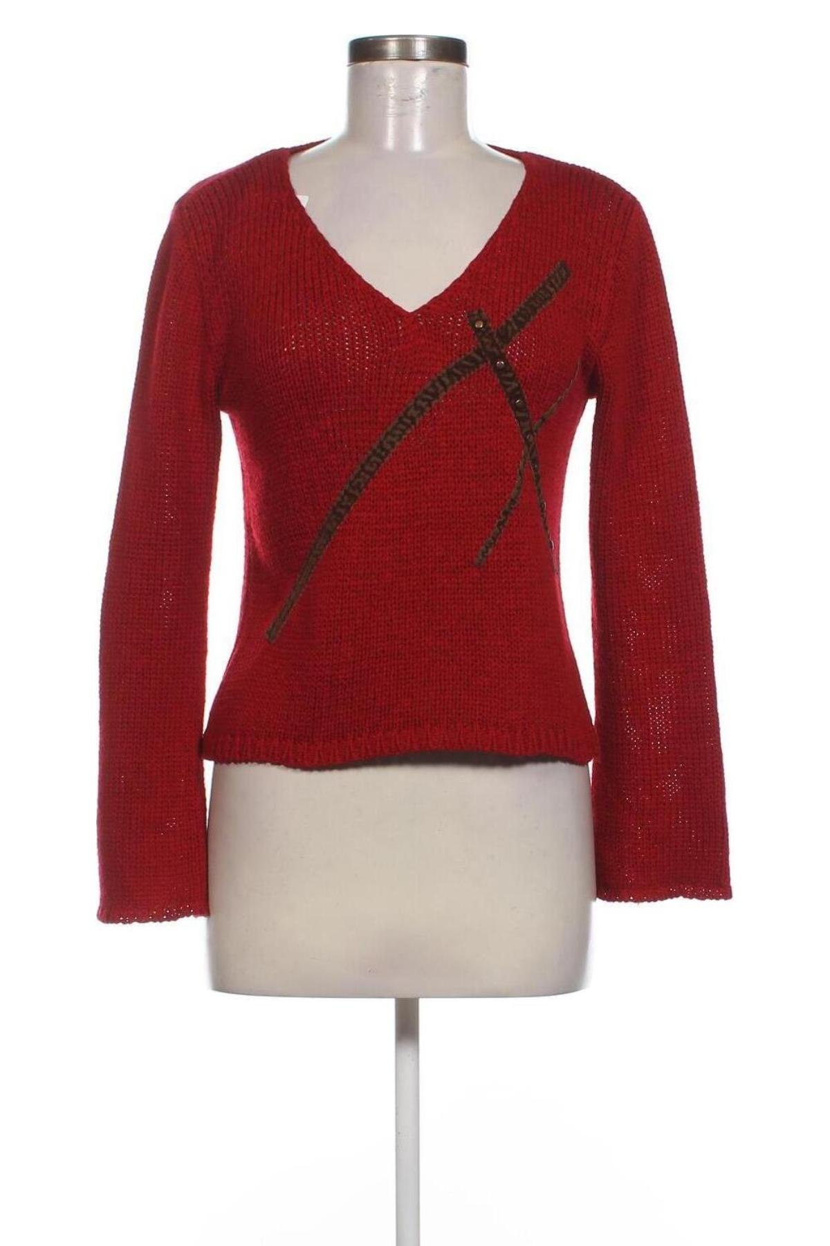 Damenpullover, Größe M, Farbe Rot, Preis € 14,83