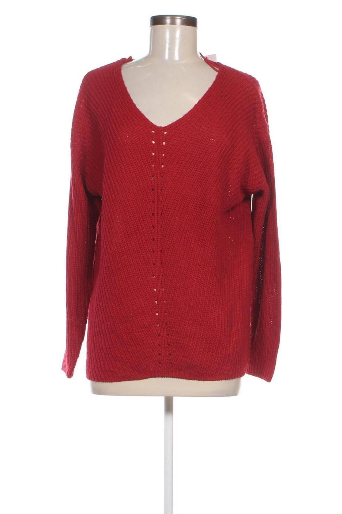 Damenpullover Janina, Größe L, Farbe Rot, Preis 20,49 €