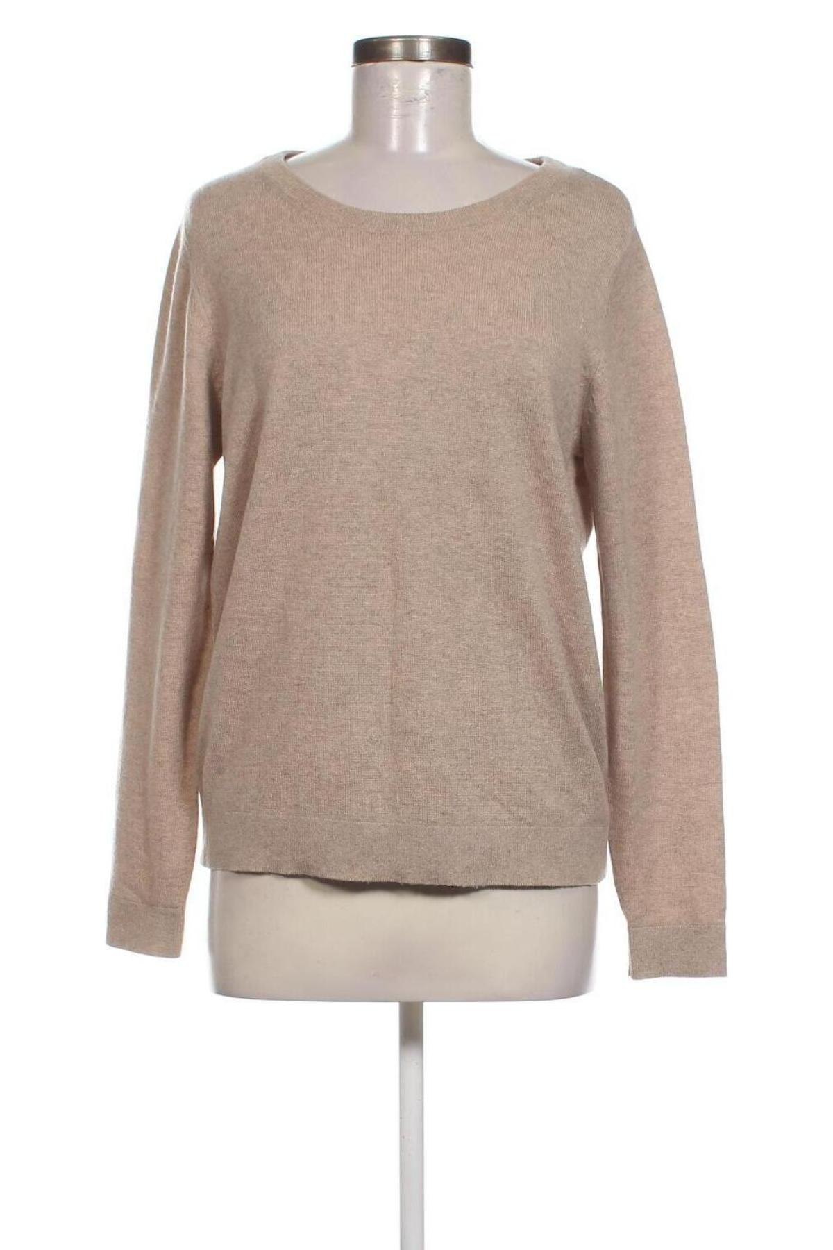 Damenpullover Selected Femme, Größe L, Farbe Beige, Preis € 20,97