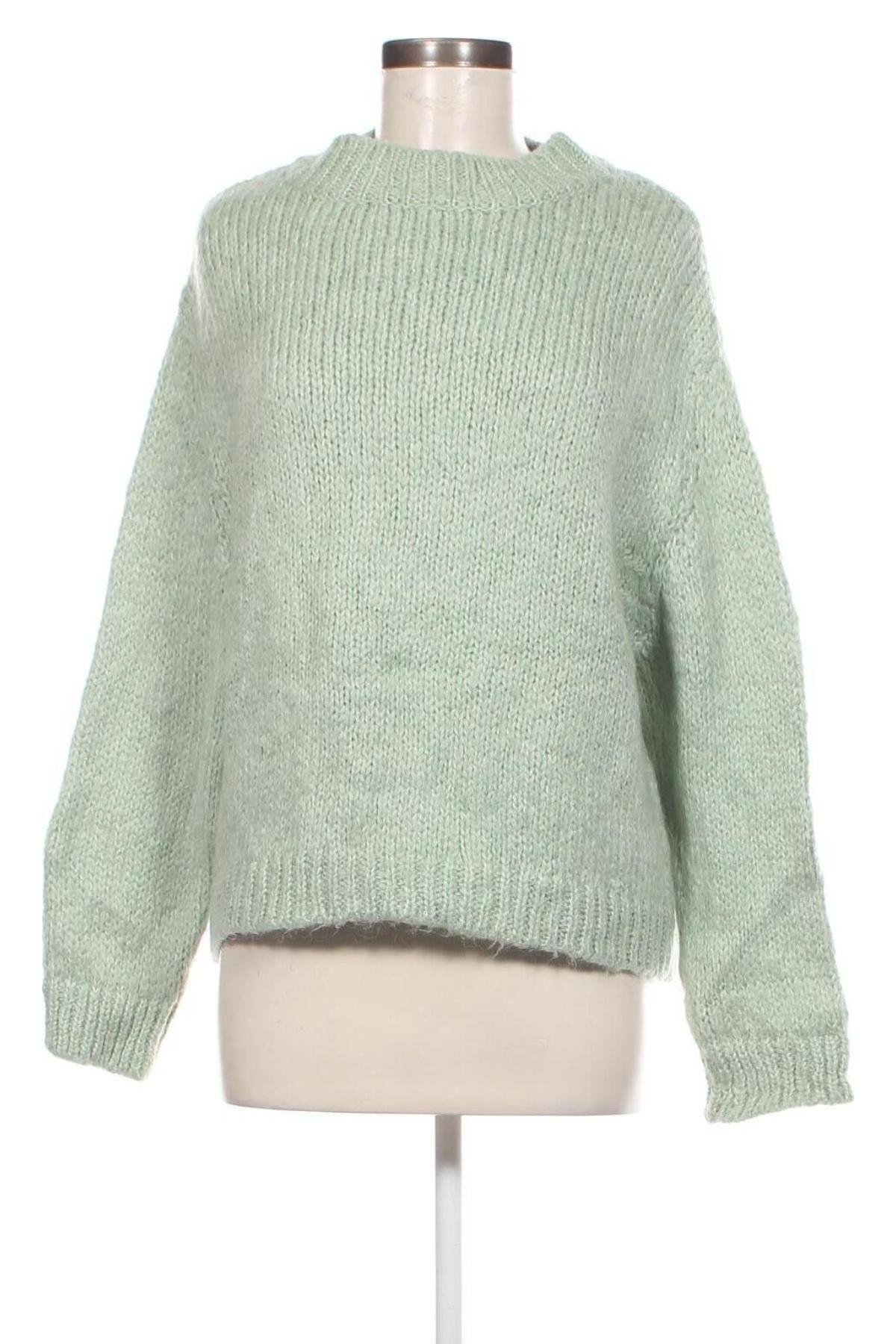 Damski sweter Zara, Rozmiar M, Kolor Zielony, Cena 86,99 zł