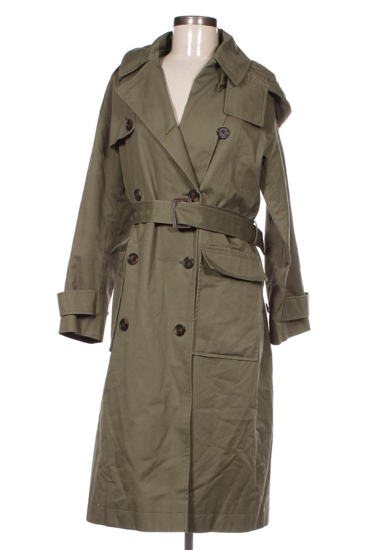 Damen Trench Coat Marks & Spencer, Größe S, Farbe Grün, Preis € 20,97