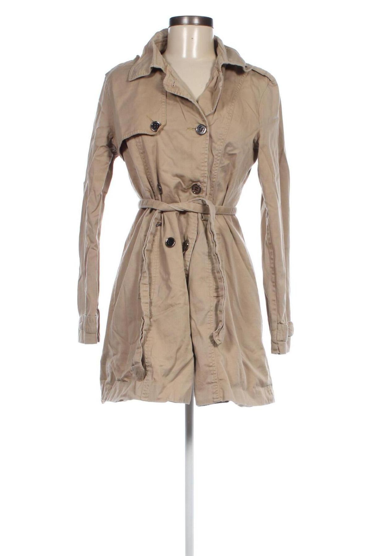 Damen Trench Coat Vero Moda, Größe L, Farbe Beige, Preis € 33,99