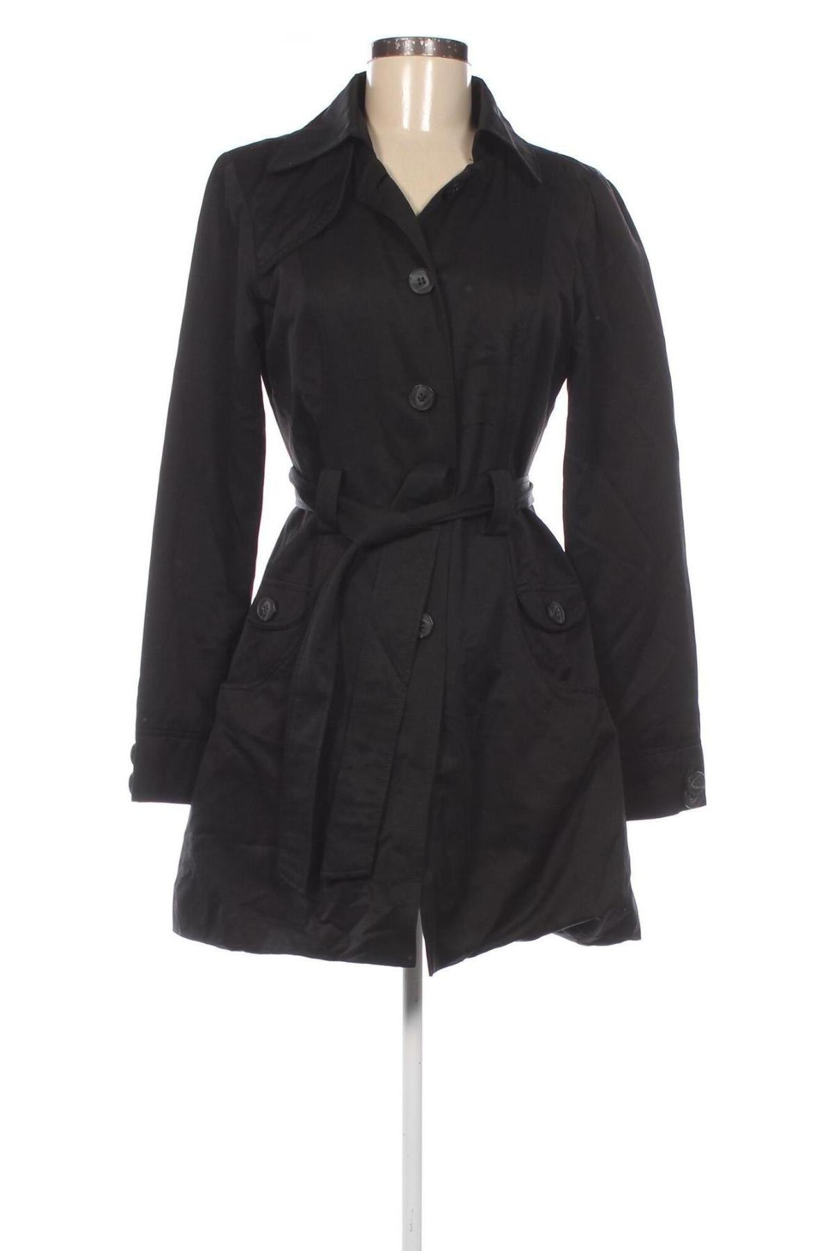 Damen Trench Coat Vero Moda, Größe M, Farbe Schwarz, Preis € 14,99