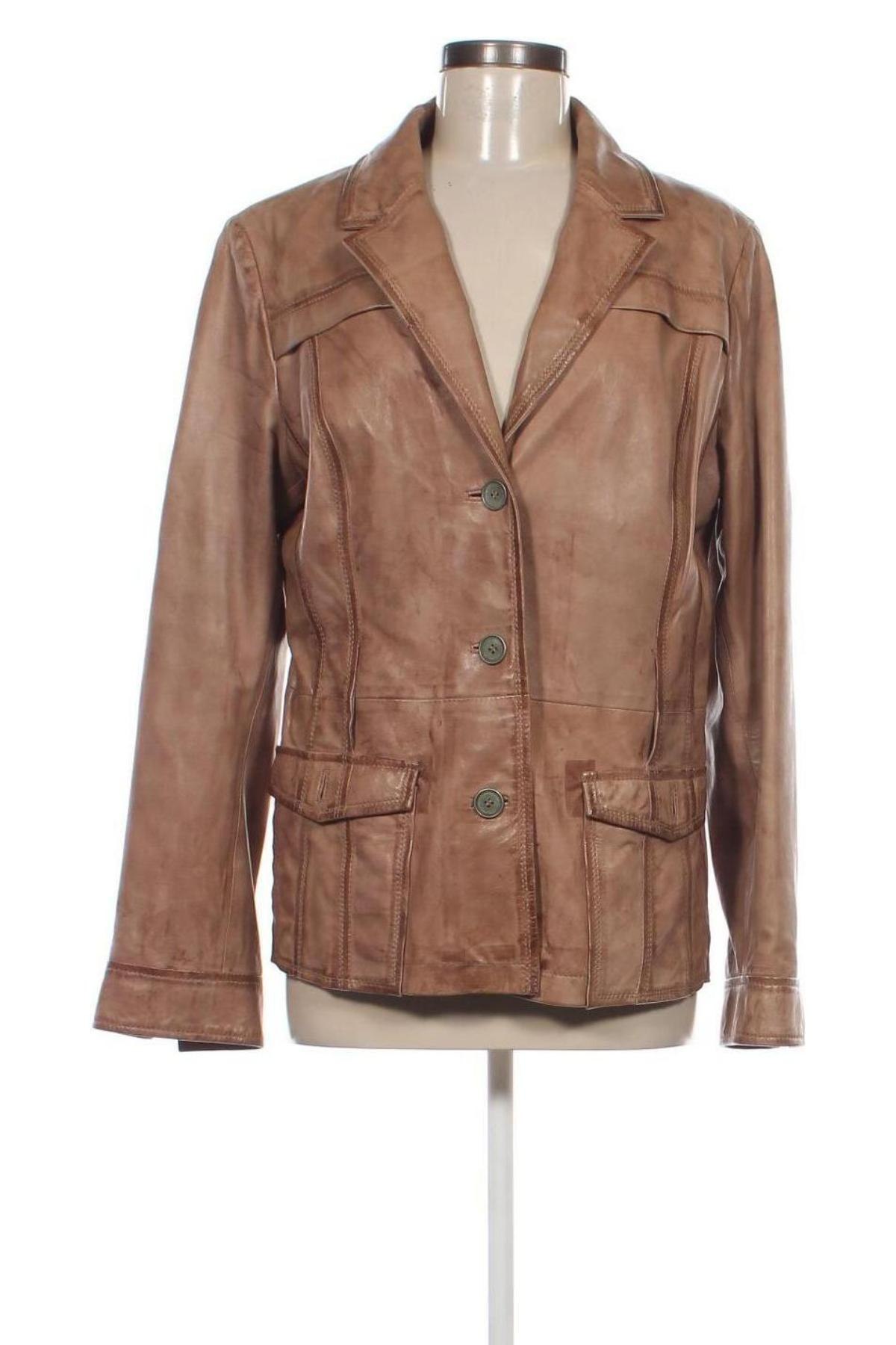 Damen Lederjacke David Moore, Größe L, Farbe Braun, Preis € 101,86