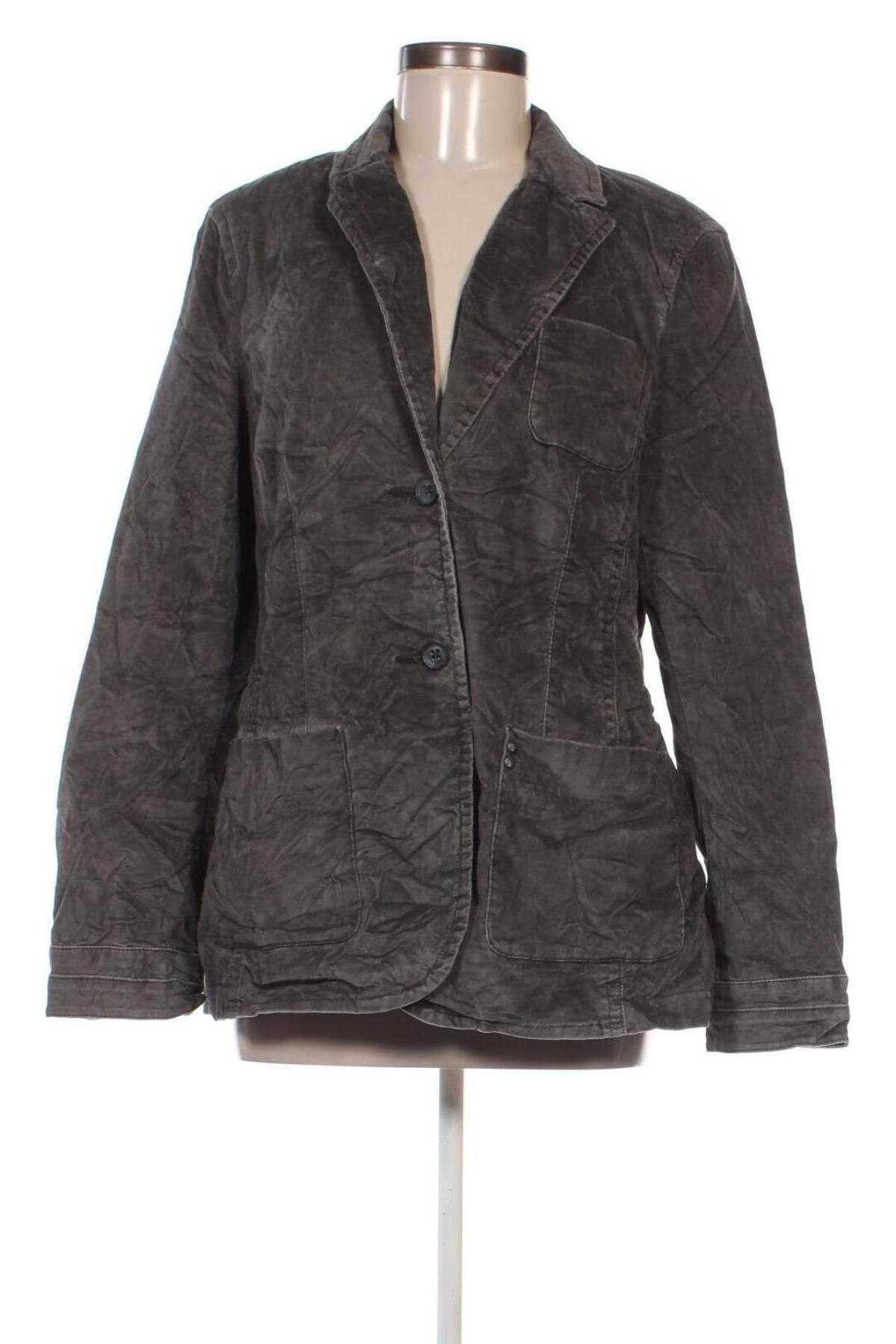 Damen Blazer Comma,, Größe L, Farbe Grau, Preis € 34,49