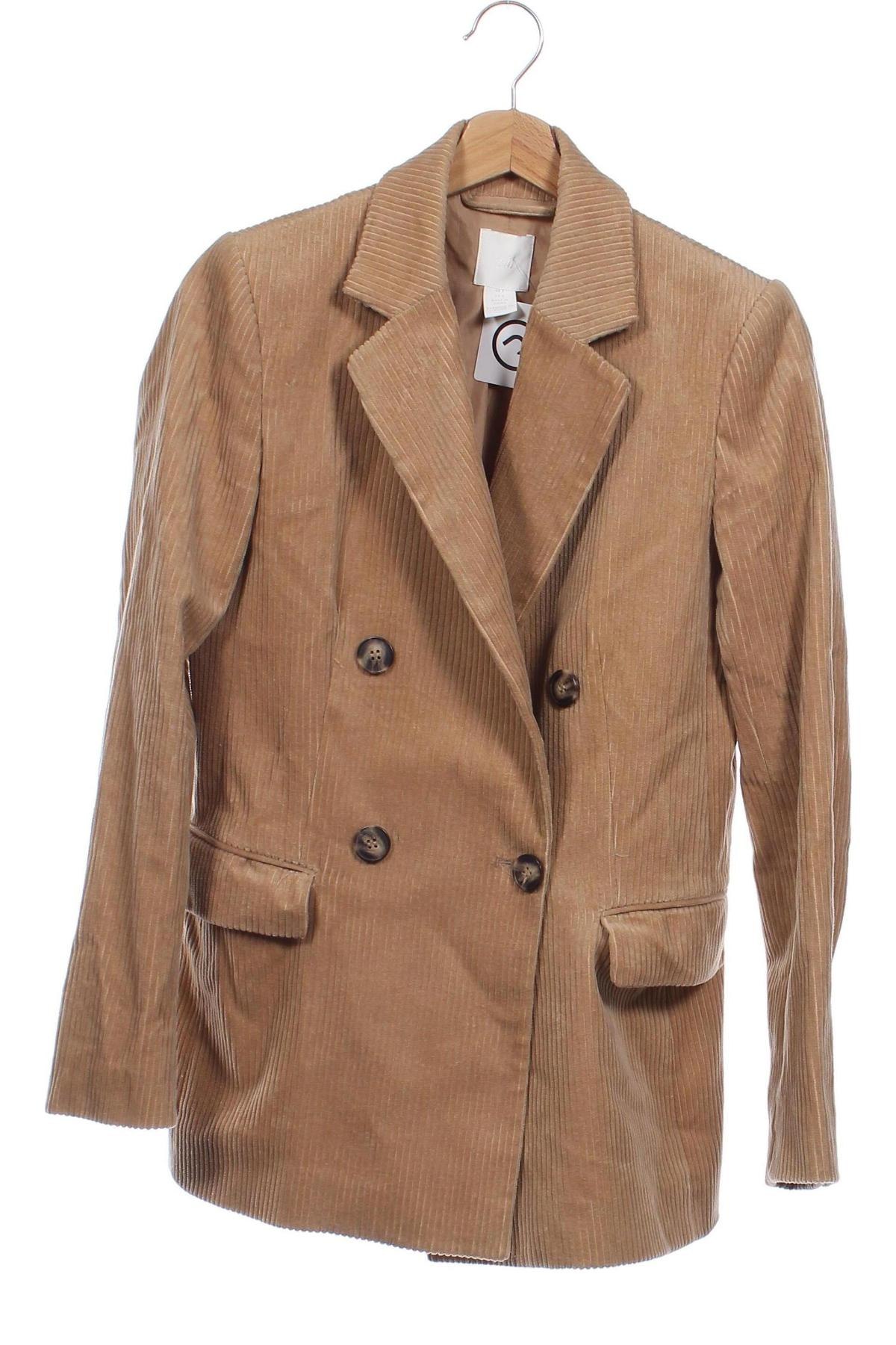 Damen Blazer H&M, Größe XS, Farbe Beige, Preis € 24,48