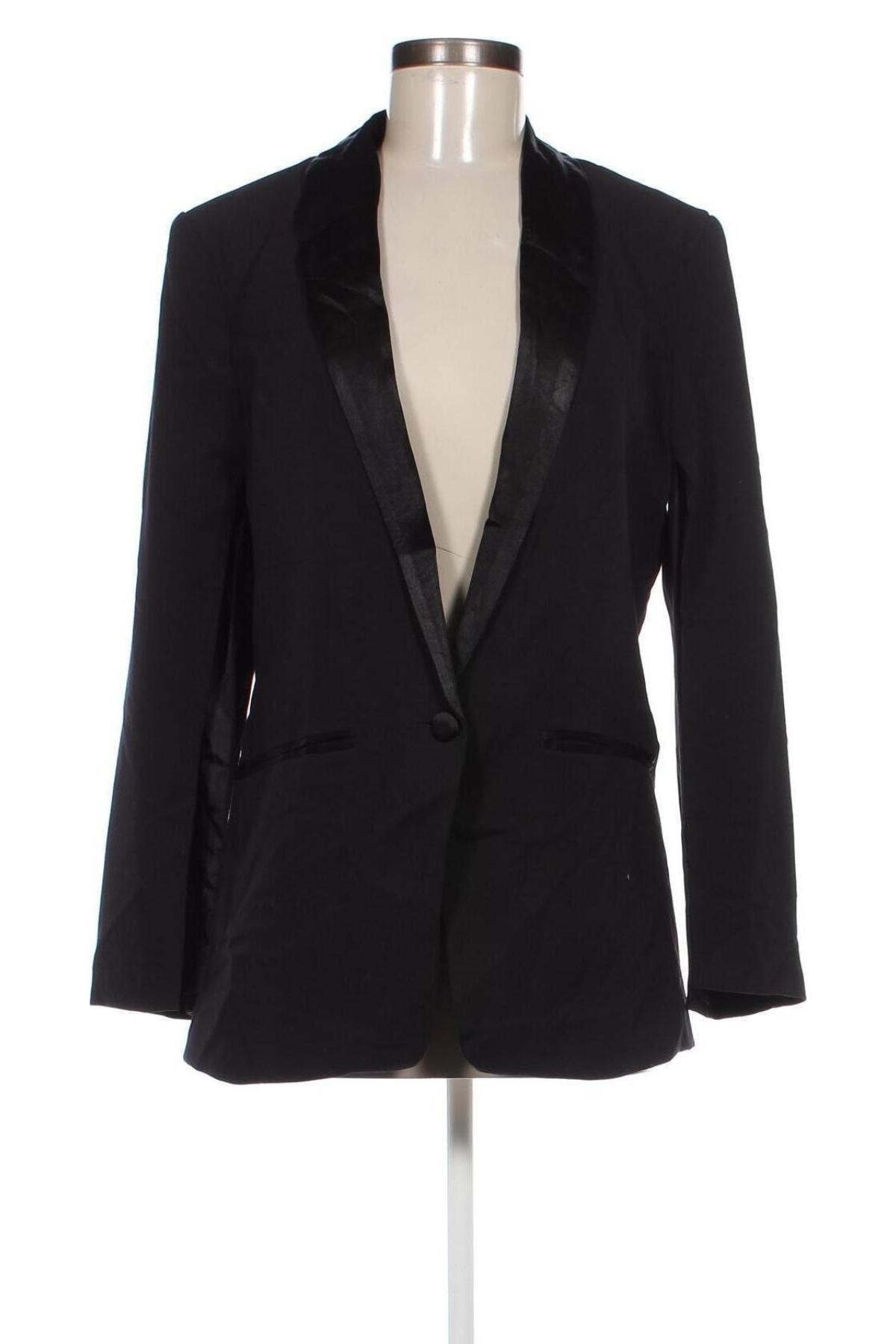 Sacou de femei H&M Conscious Collection, Mărime XL, Culoare Negru, Preț 157,99 Lei