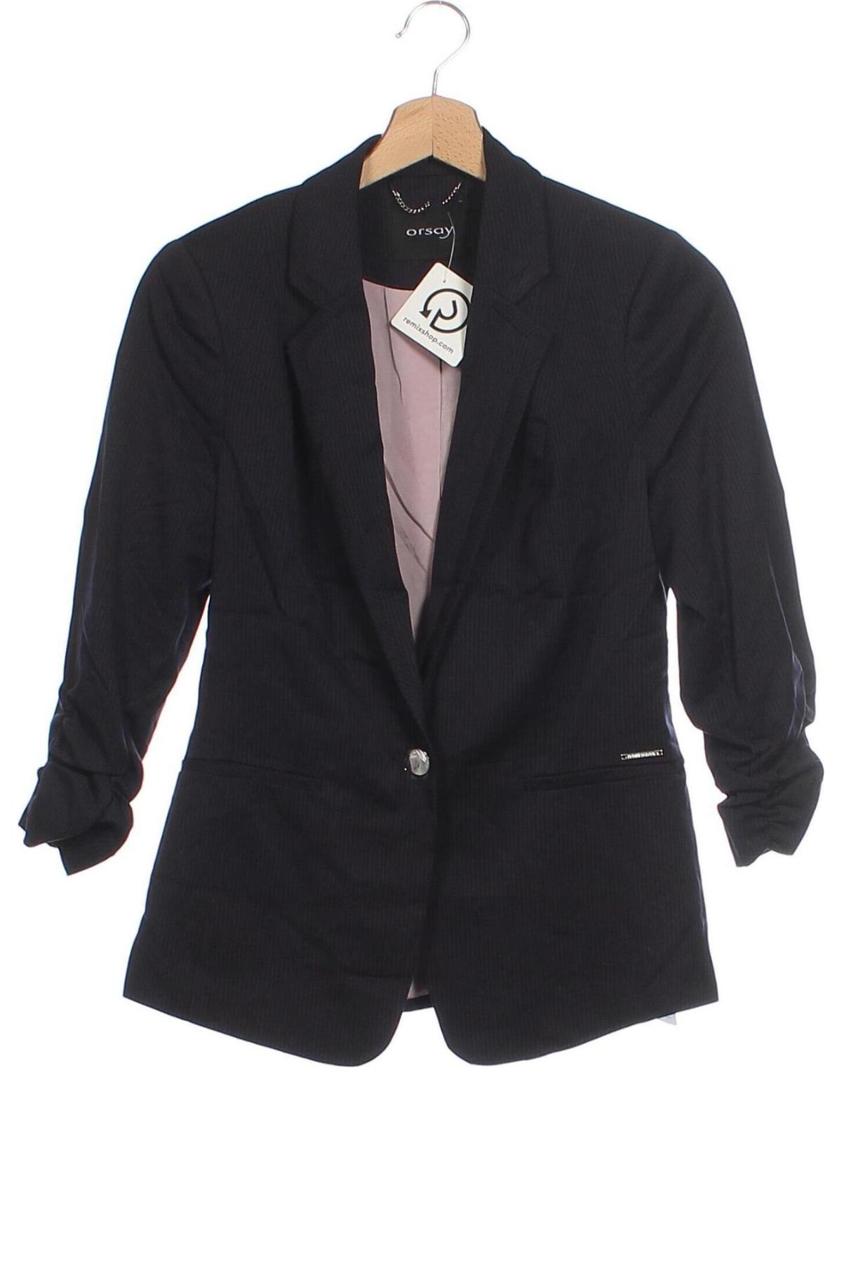 Damen Blazer Orsay, Größe XXS, Farbe Blau, Preis 33,99 €