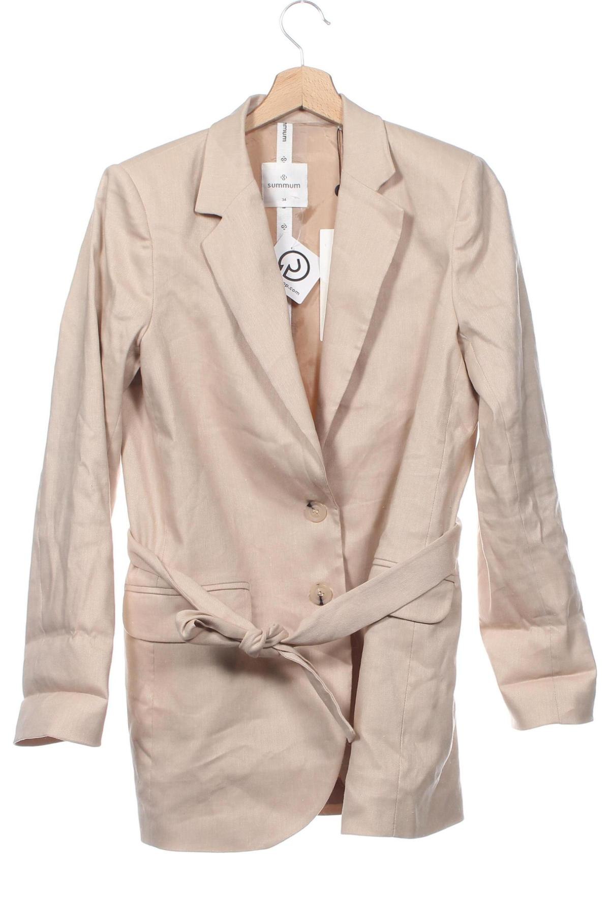 Damen Blazer Summum Woman, Größe XS, Farbe Beige, Preis € 127,00