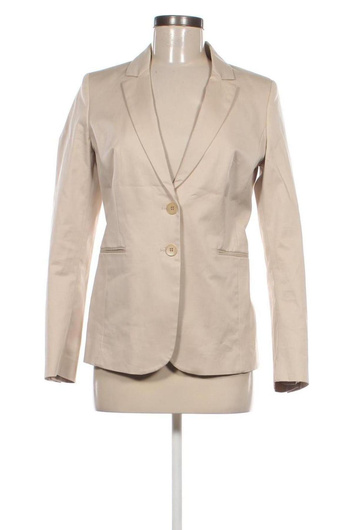 Damen Blazer United Colors Of Benetton, Größe S, Farbe Beige, Preis 94,11 €