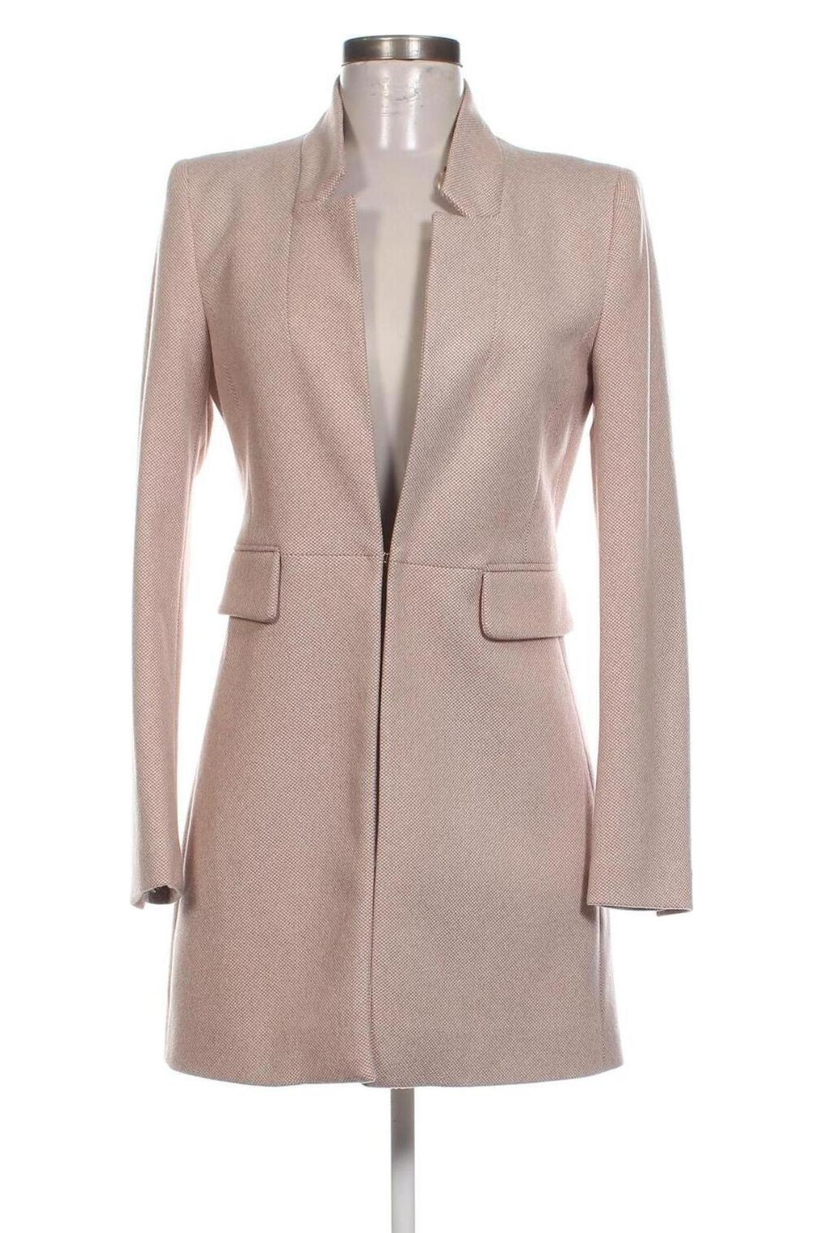 Damen Blazer Zara, Größe M, Farbe Beige, Preis 55,00 €