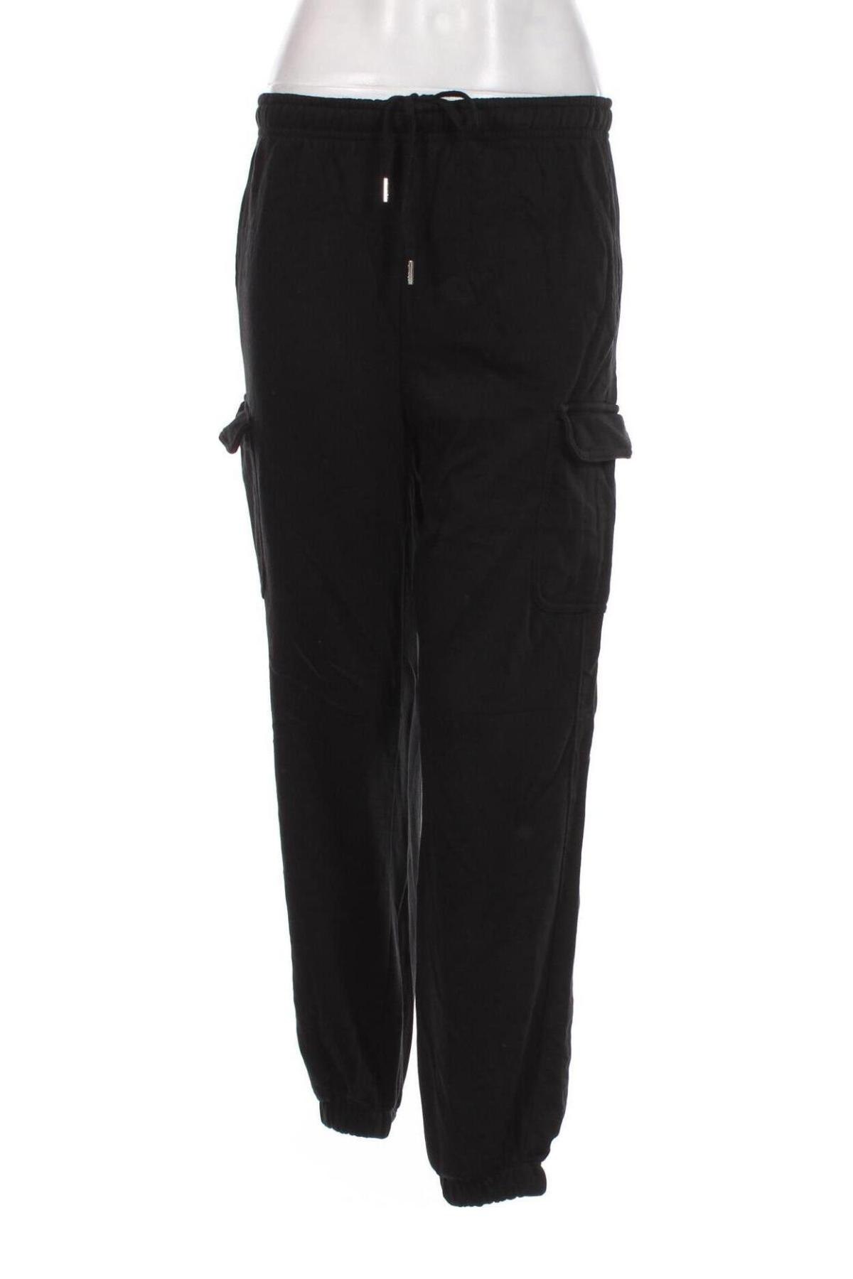 Pantaloni trening de femei Bershka, Mărime S, Culoare Negru, Preț 52,99 Lei