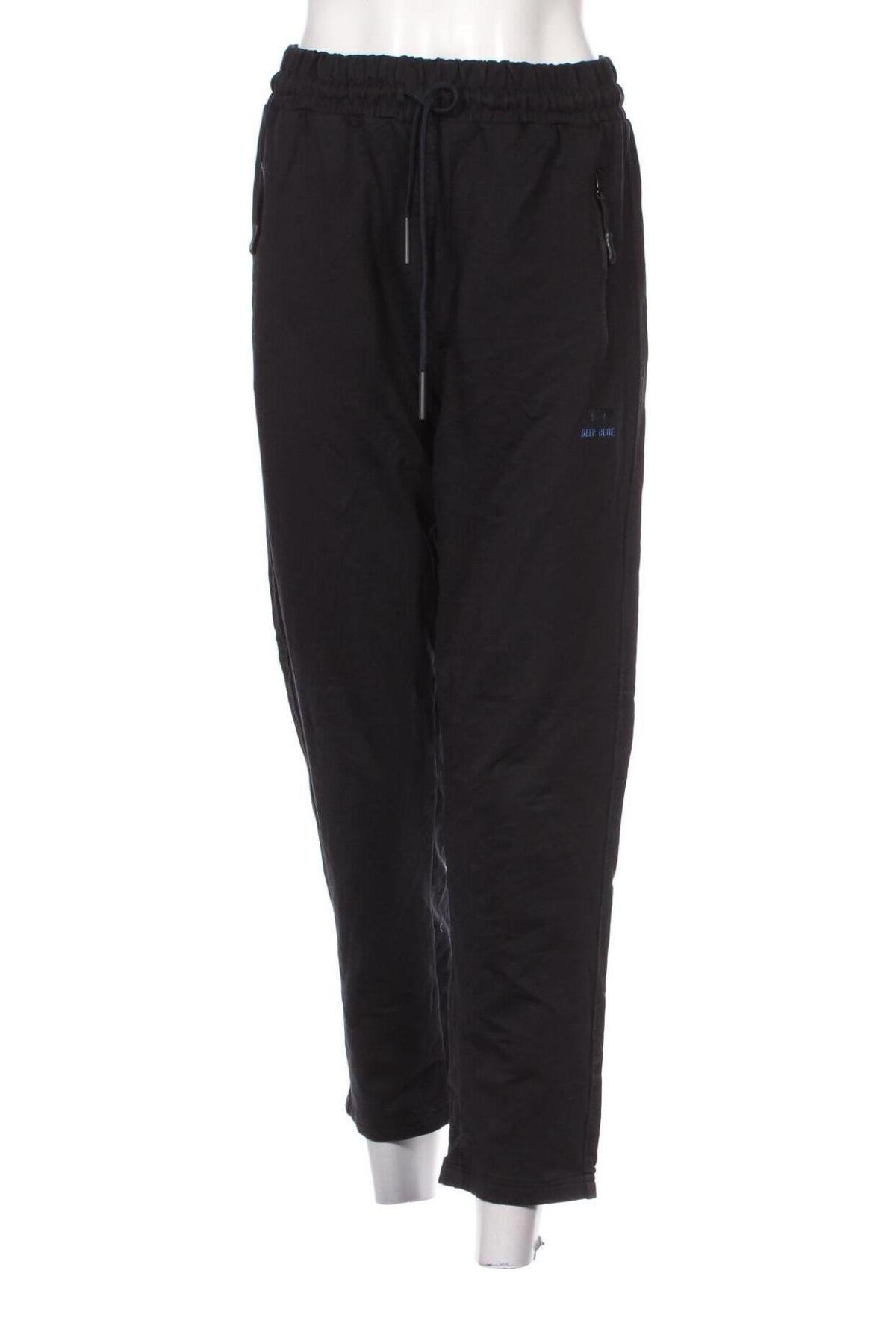 Pantaloni trening de femei Deep Blue, Mărime S, Culoare Negru, Preț 48,99 Lei