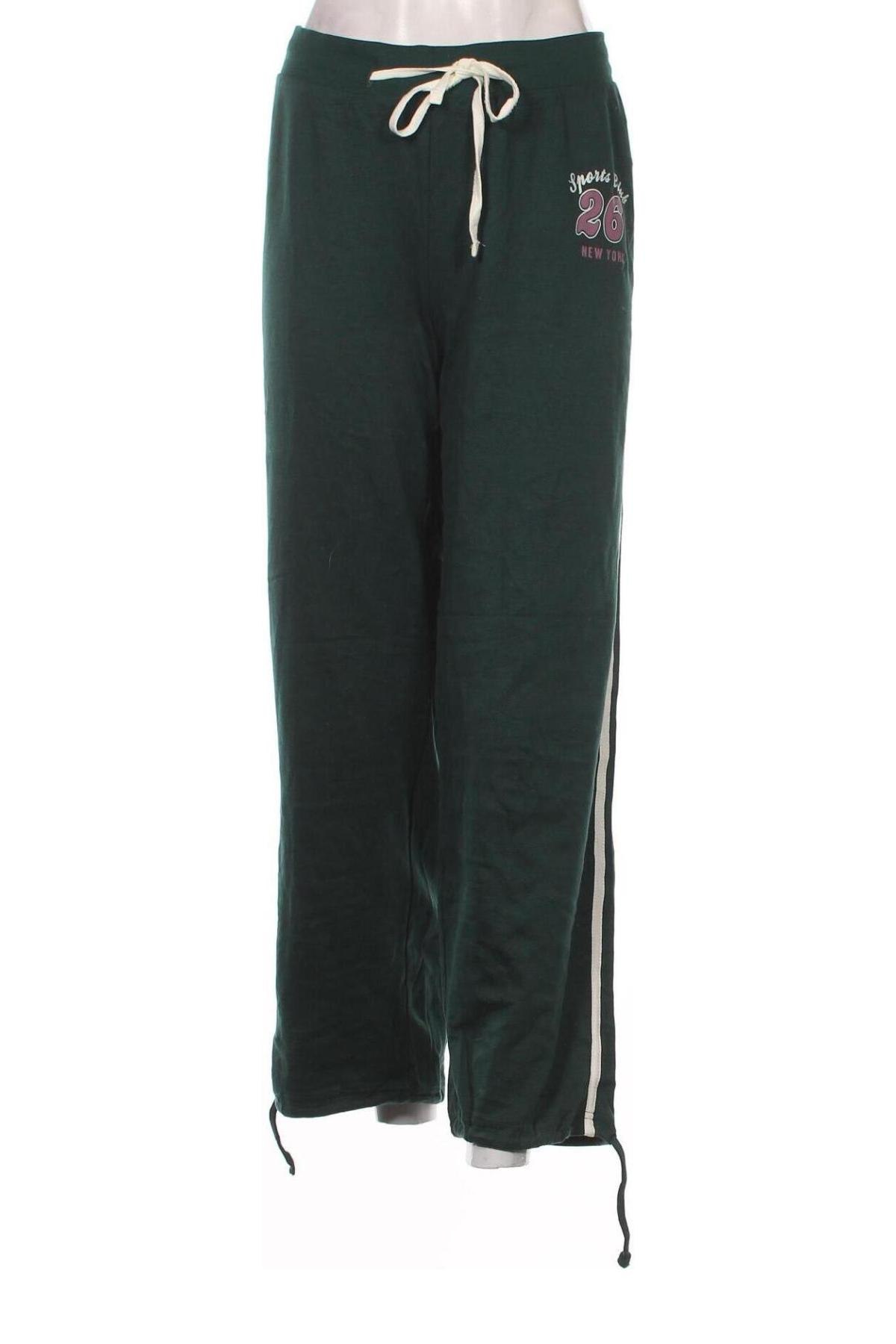 Pantaloni trening de femei Janina, Mărime XL, Culoare Verde, Preț 95,99 Lei