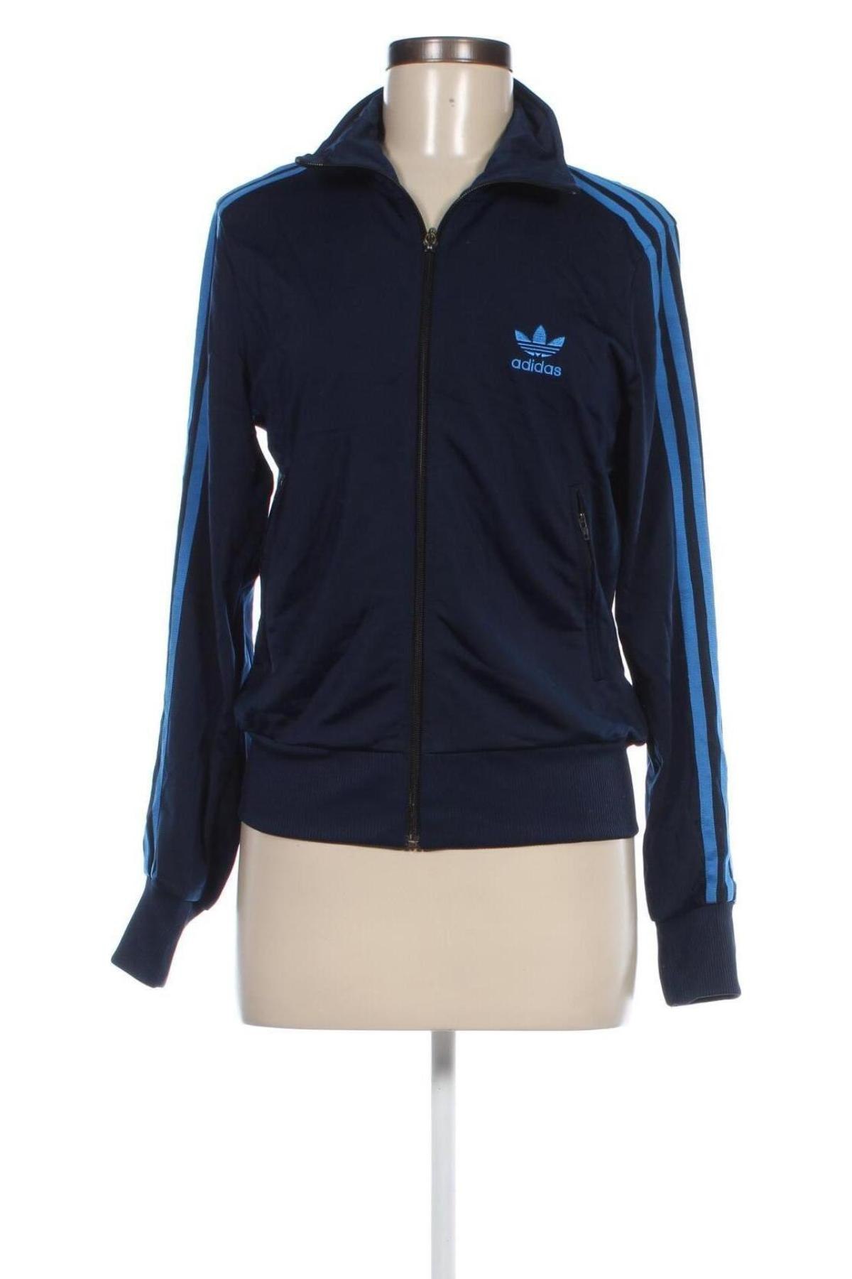 Damska bluza sportowa Adidas Originals, Rozmiar M, Kolor Niebieski, Cena 124,99 zł