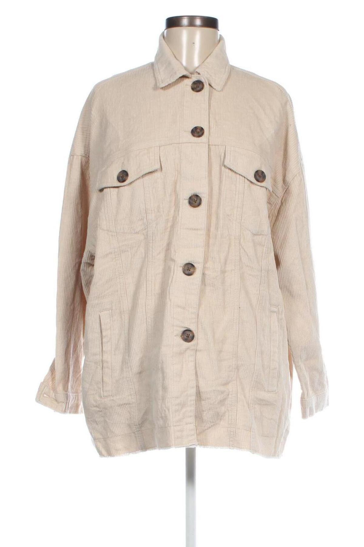 Damenjacke Stradivarius, Größe S, Farbe Beige, Preis 15,99 €