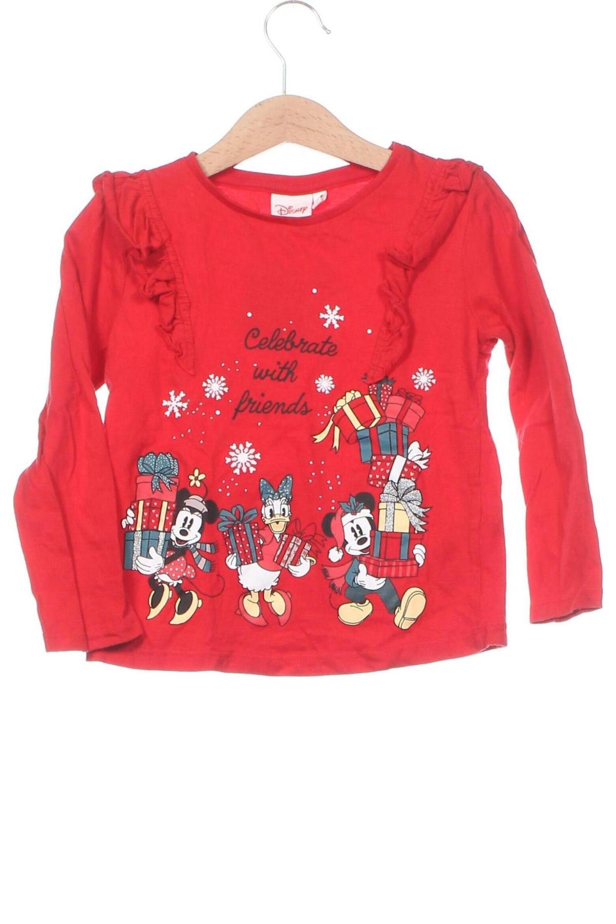 Kinder Shirt Disney, Größe 4-5y/ 110-116 cm, Farbe Rot, Preis 6,14 €