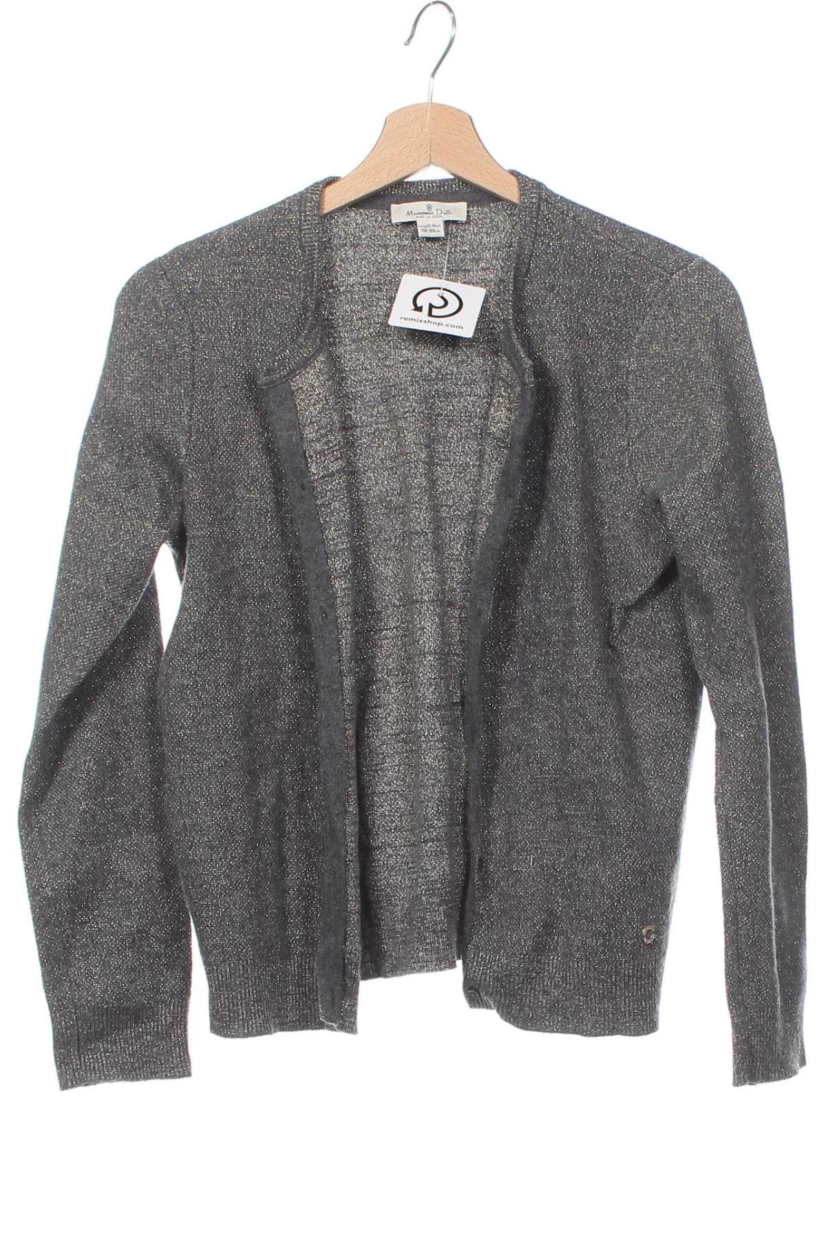 Kinder Strickjacke Massimo Dutti, Größe 12-13y/ 158-164 cm, Farbe Grau, Preis 12,49 €