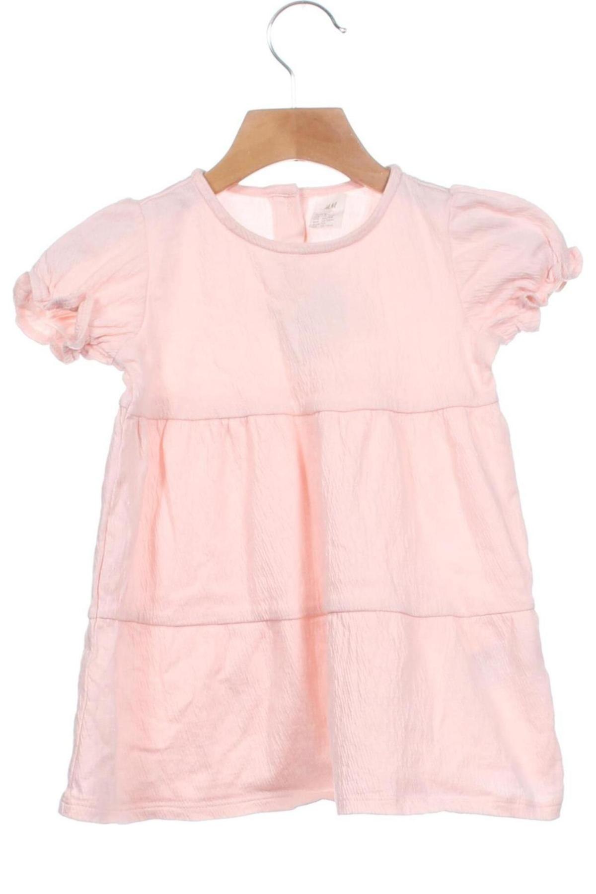 Kinderkleid H&M, Größe 12-18m/ 80-86 cm, Farbe Rosa, Preis 7,99 €