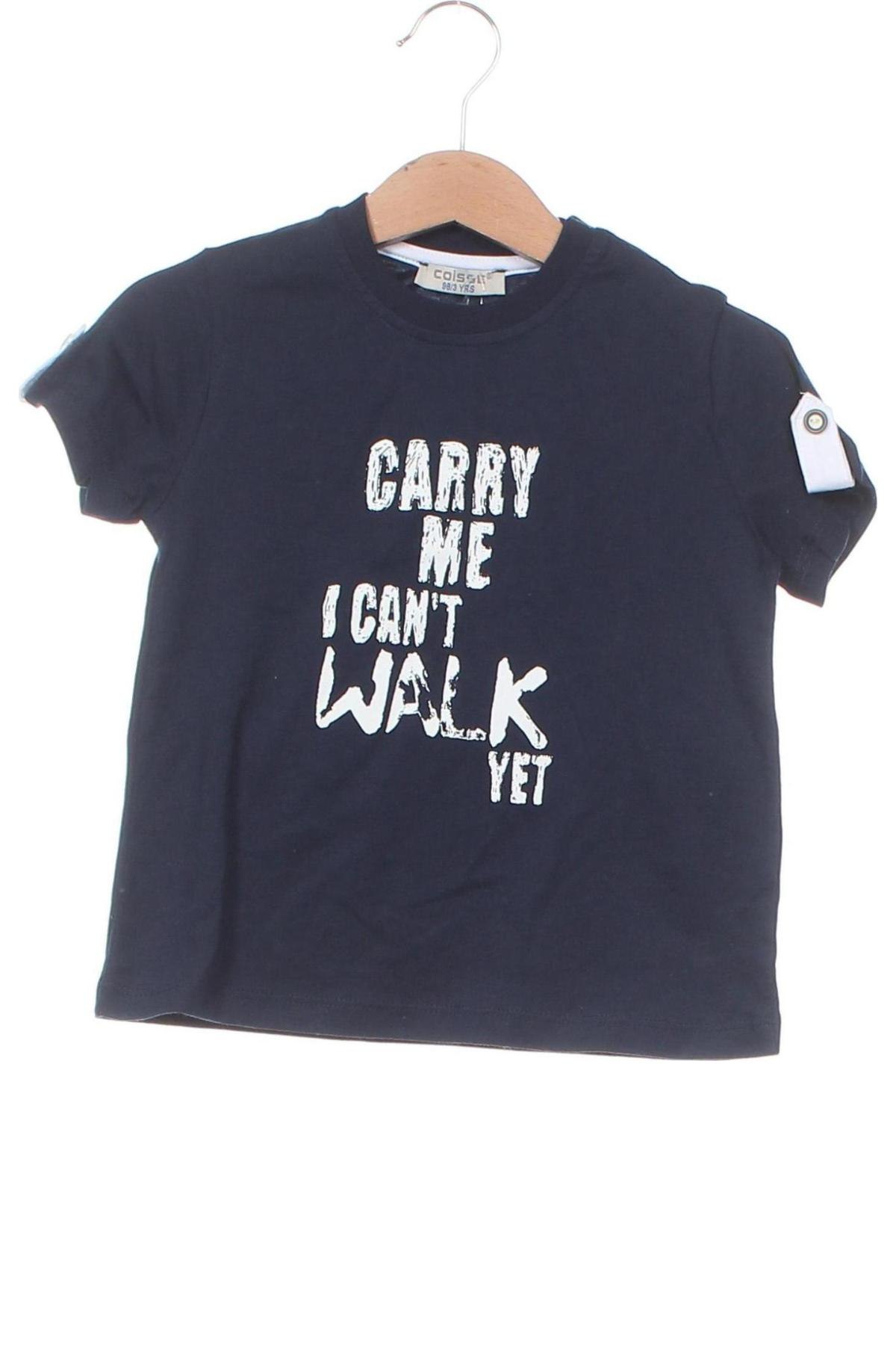 Dziecięcy T-shirt, Rozmiar 2-3y/ 98-104 cm, Kolor Niebieski, Cena 23,99 zł