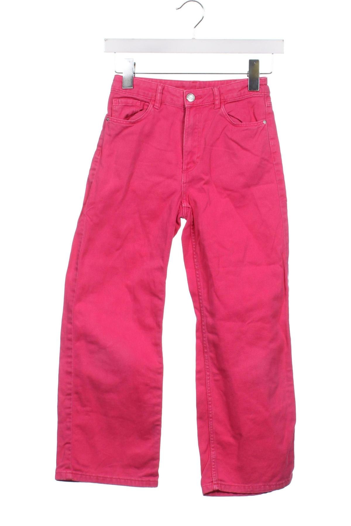 Kinderjeans H&M, Größe 8-9y/ 134-140 cm, Farbe Rosa, Preis € 20,22