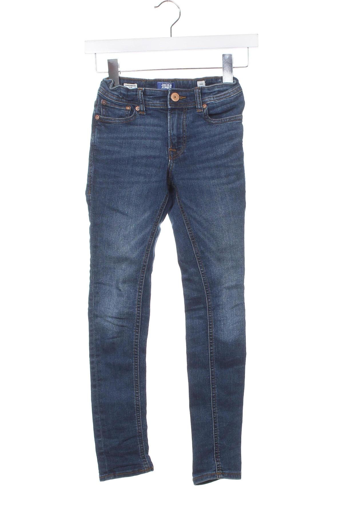 Dziecięce jeansy Jack & Jones, Rozmiar 8-9y/ 134-140 cm, Kolor Niebieski, Cena 67,41 zł