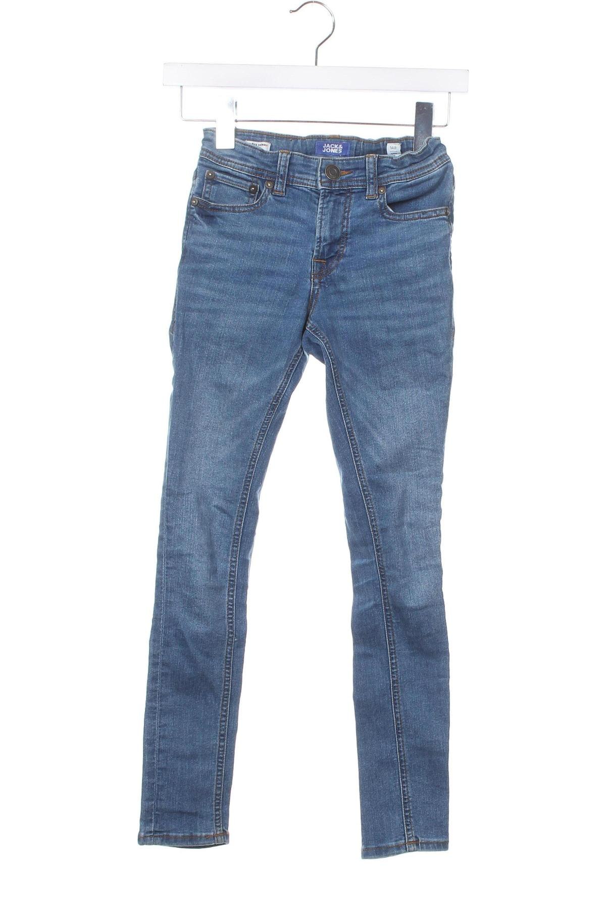 Dziecięce jeansy Jack & Jones, Rozmiar 8-9y/ 134-140 cm, Kolor Niebieski, Cena 67,41 zł