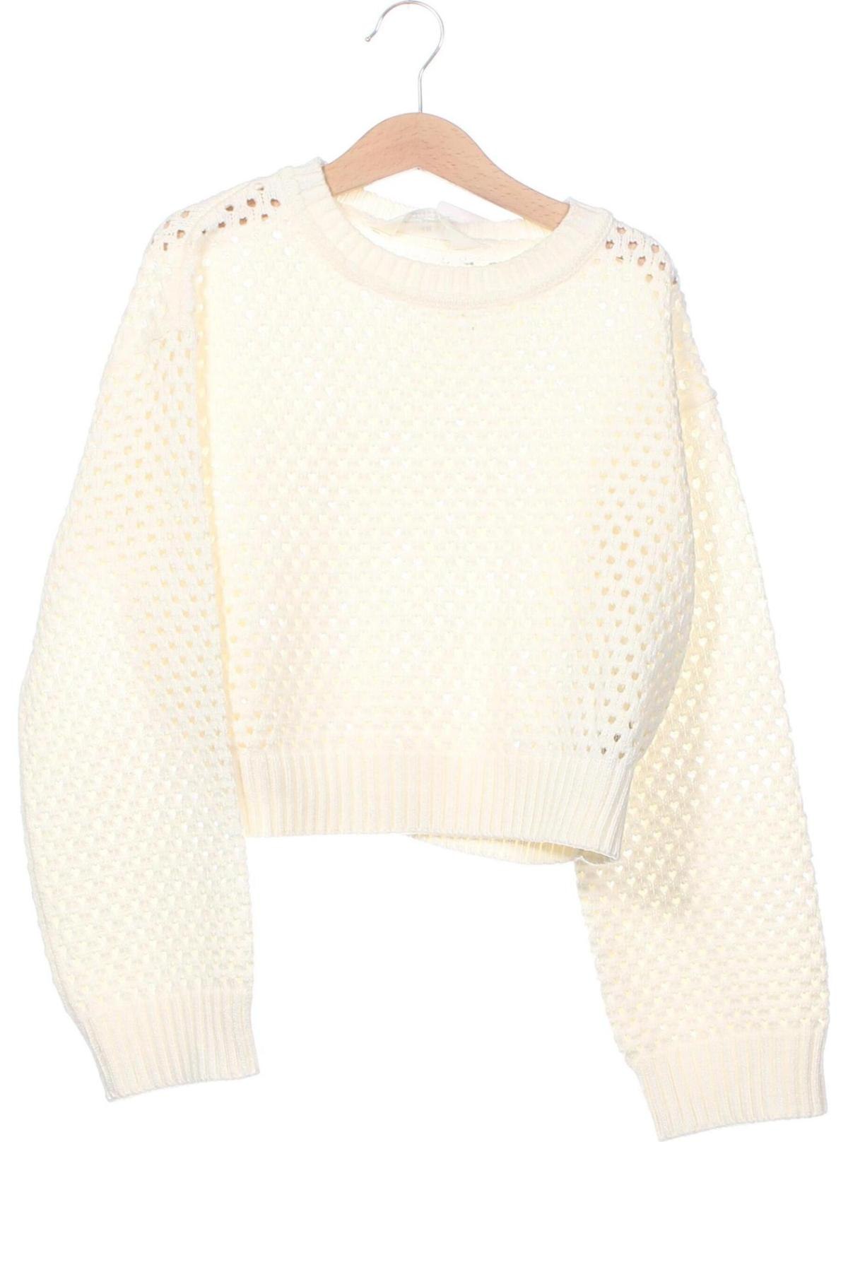 Kinderpullover H&M, Größe 10-11y/ 146-152 cm, Farbe Weiß, Preis € 9,99