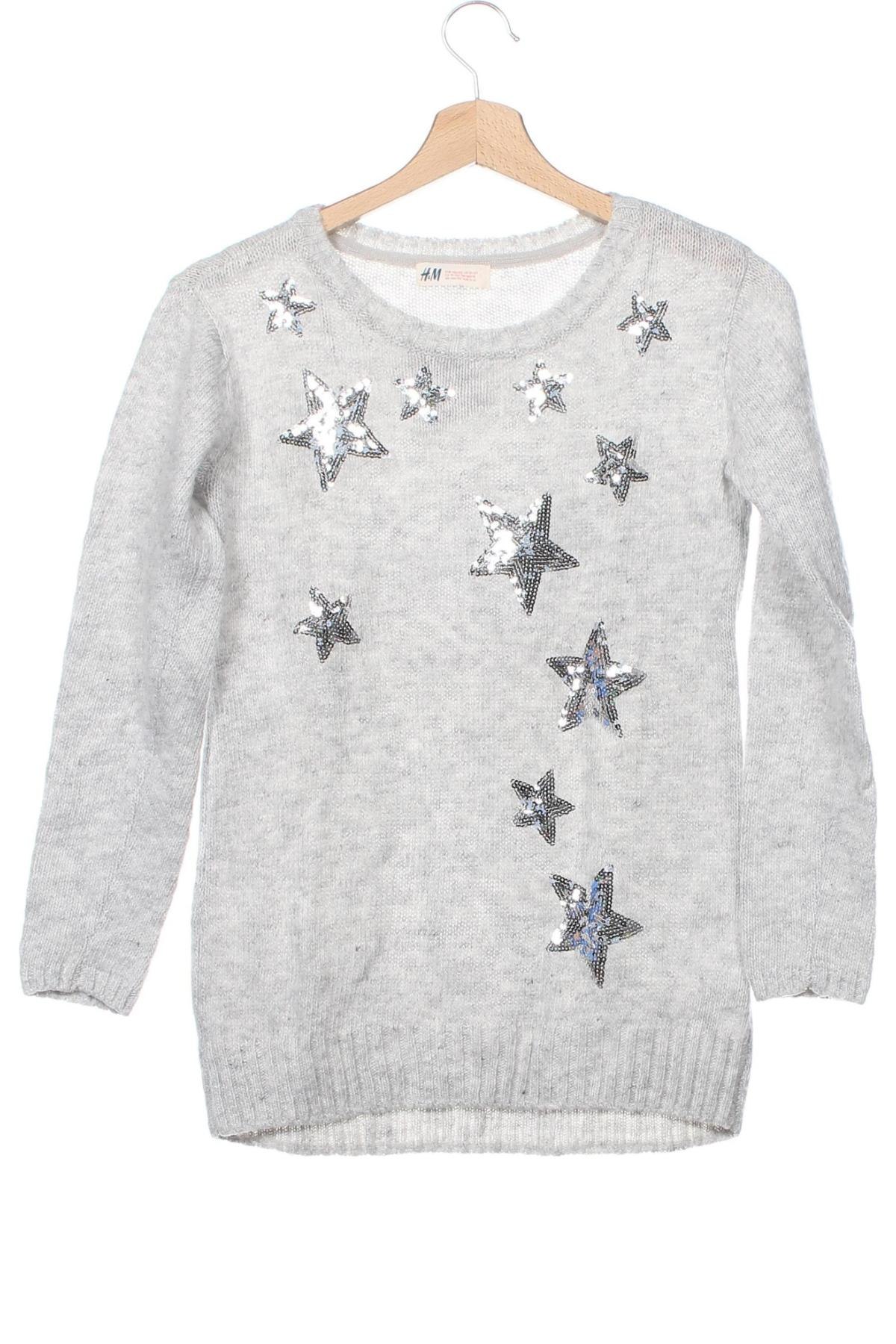 Kinderpullover H&M, Größe 10-11y/ 146-152 cm, Farbe Grau, Preis € 9,00