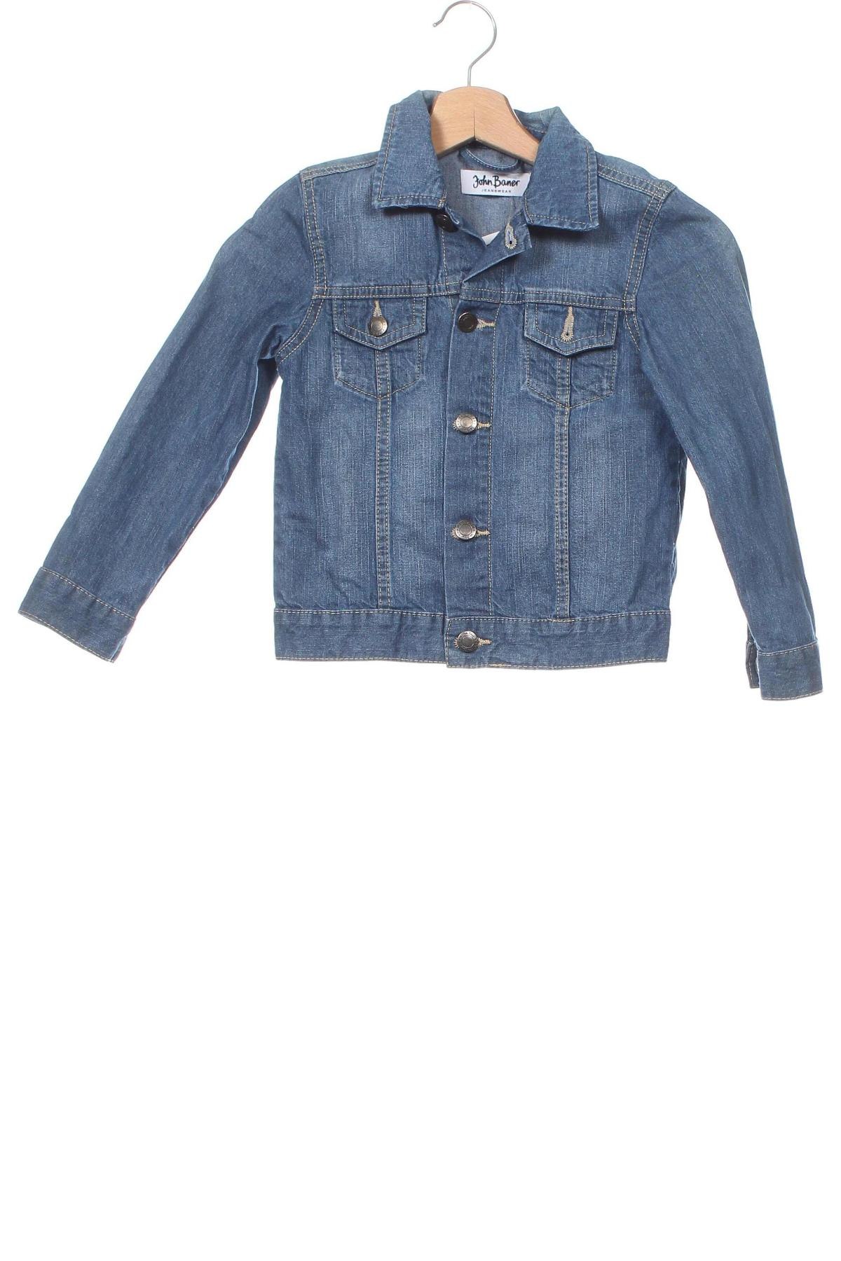 Kinder Jeansjacke John Baner, Größe 5-6y/ 116-122 cm, Farbe Blau, Preis 16,37 €