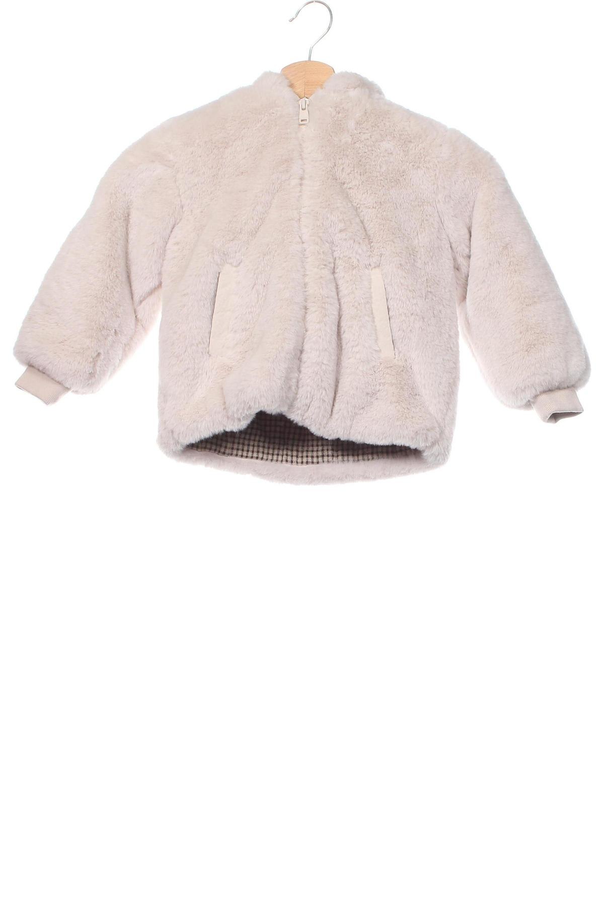 Kinderjacke Zara, Größe 2-3y/ 98-104 cm, Farbe Beige, Preis 22,51 €