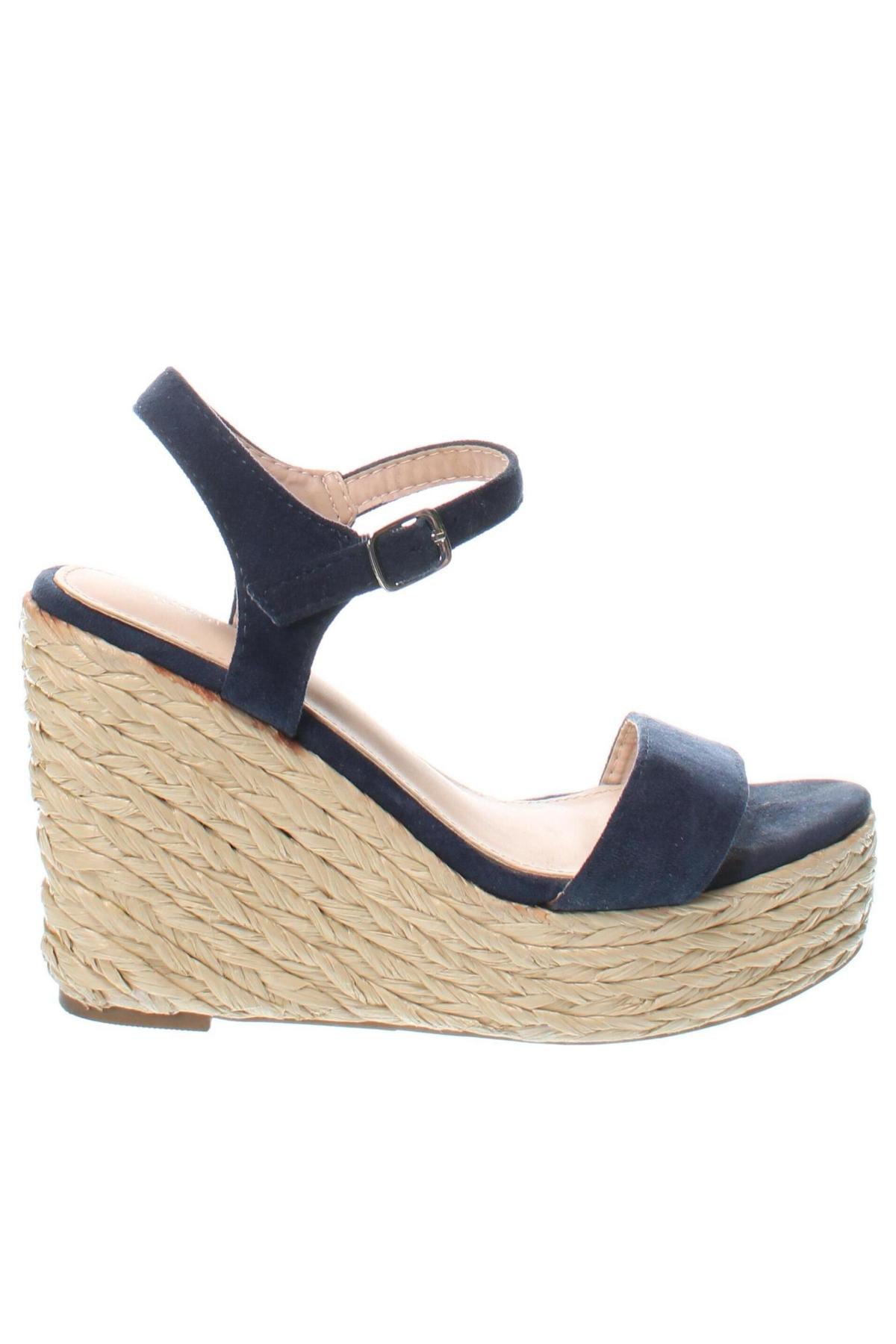 Espadrile Ideal Shoes, Mărime 38, Culoare Albastru, Preț 86,56 Lei