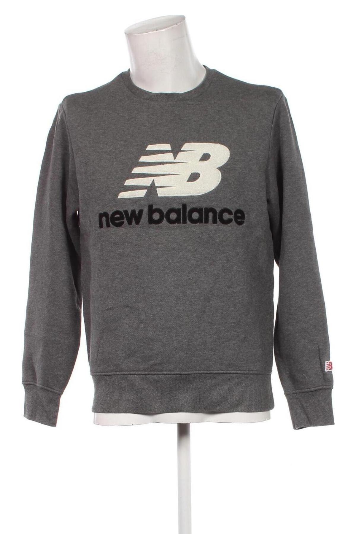 Мъжка блуза New Balance, Размер M, Цвят Сив, Цена 41,49 лв.