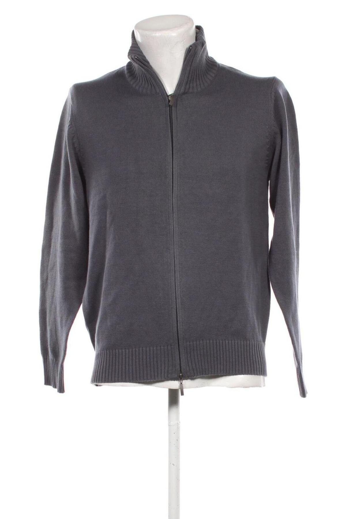 Herren Strickjacke Watson's, Größe L, Farbe Grau, Preis € 33,99