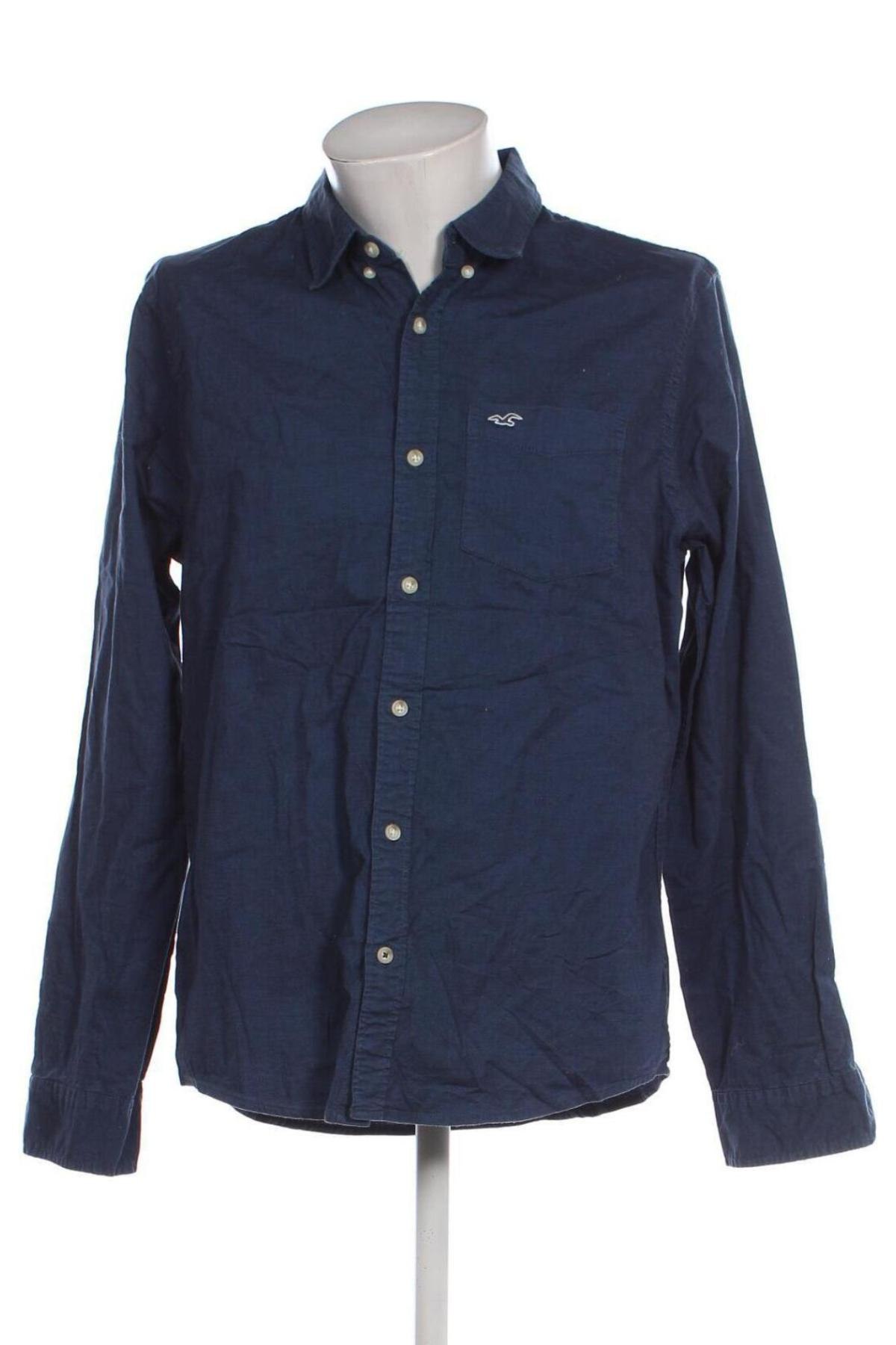 Herrenhemd Hollister, Größe XL, Farbe Blau, Preis 23,99 €