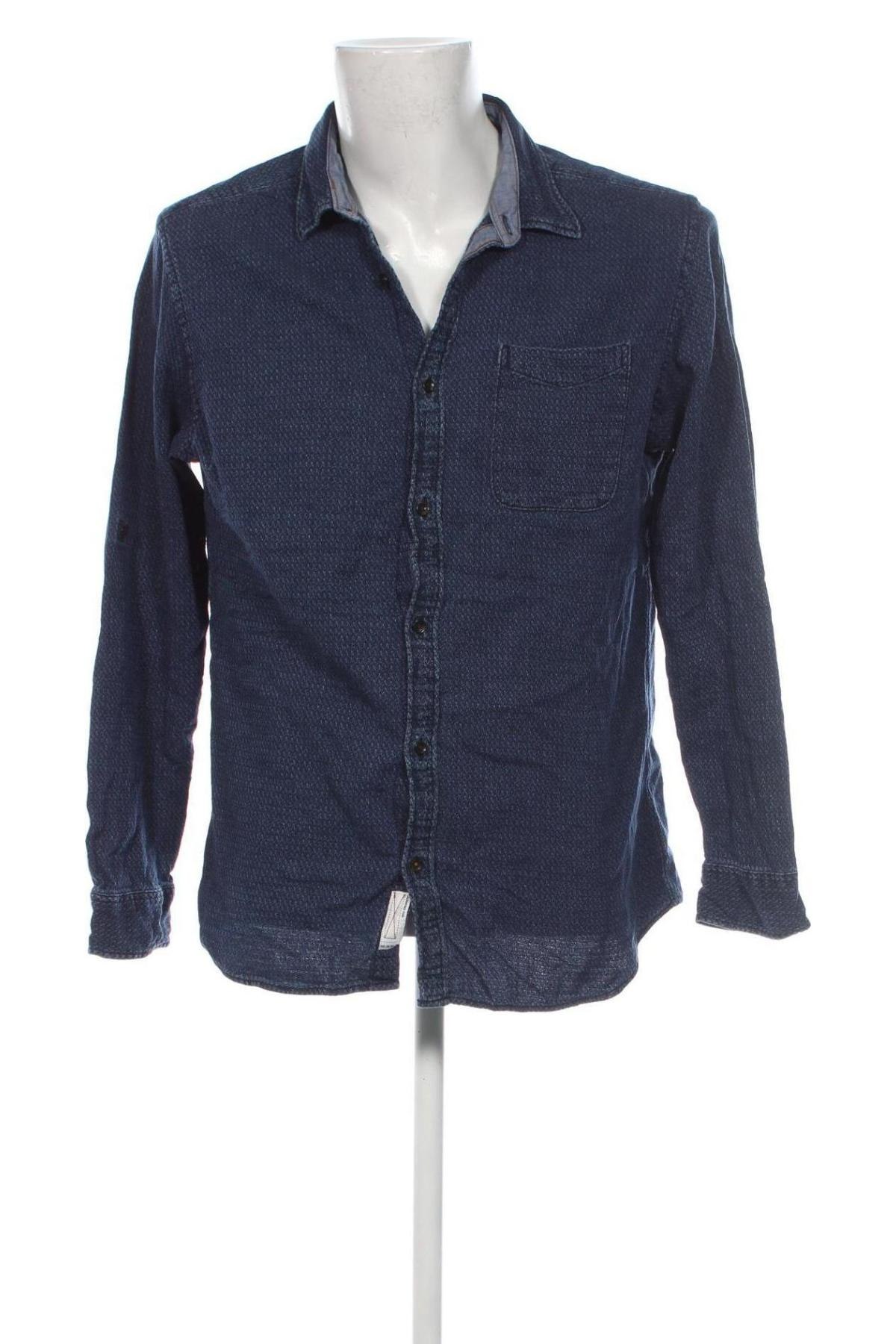 Herrenhemd Jack & Jones, Größe XL, Farbe Blau, Preis 12,49 €