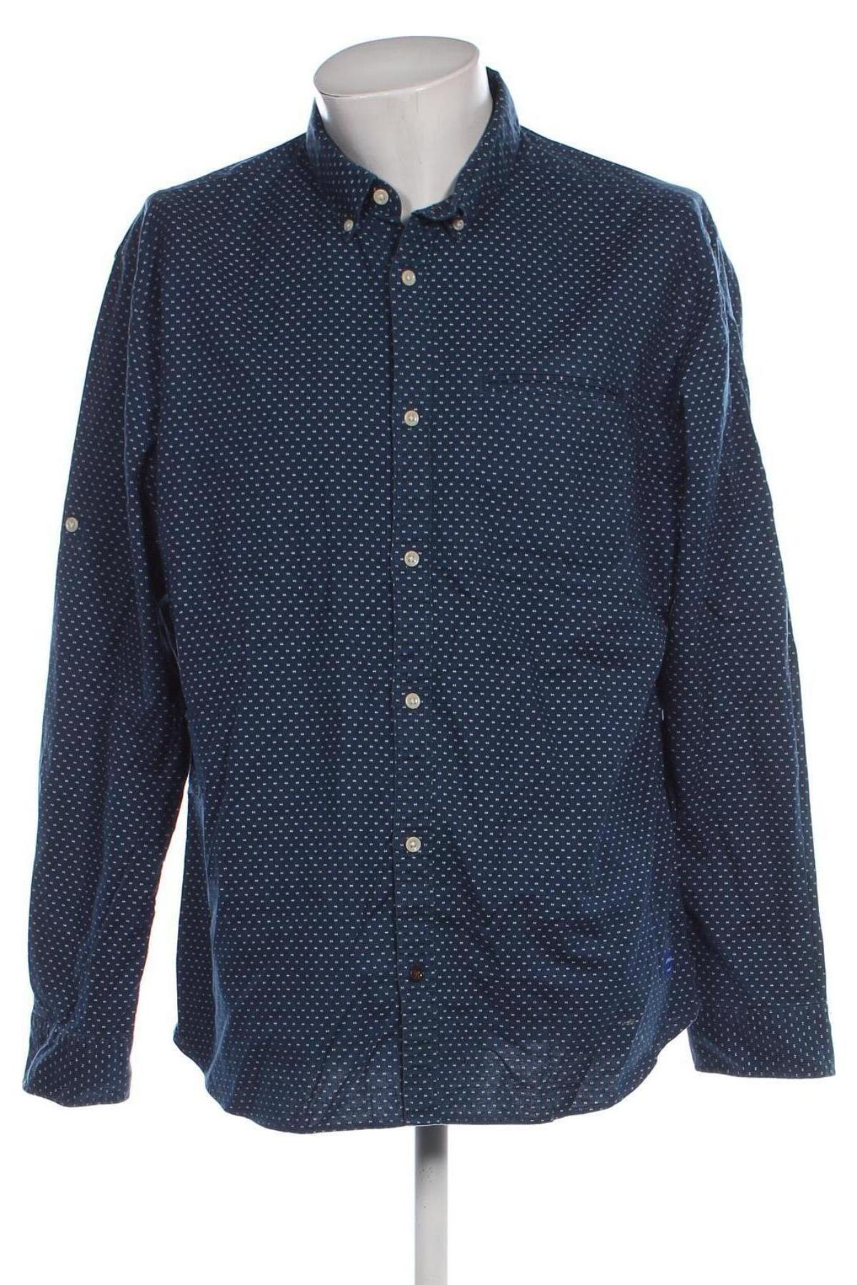 Męska koszula Originals By Jack & Jones, Rozmiar XXL, Kolor Niebieski, Cena 108,99 zł