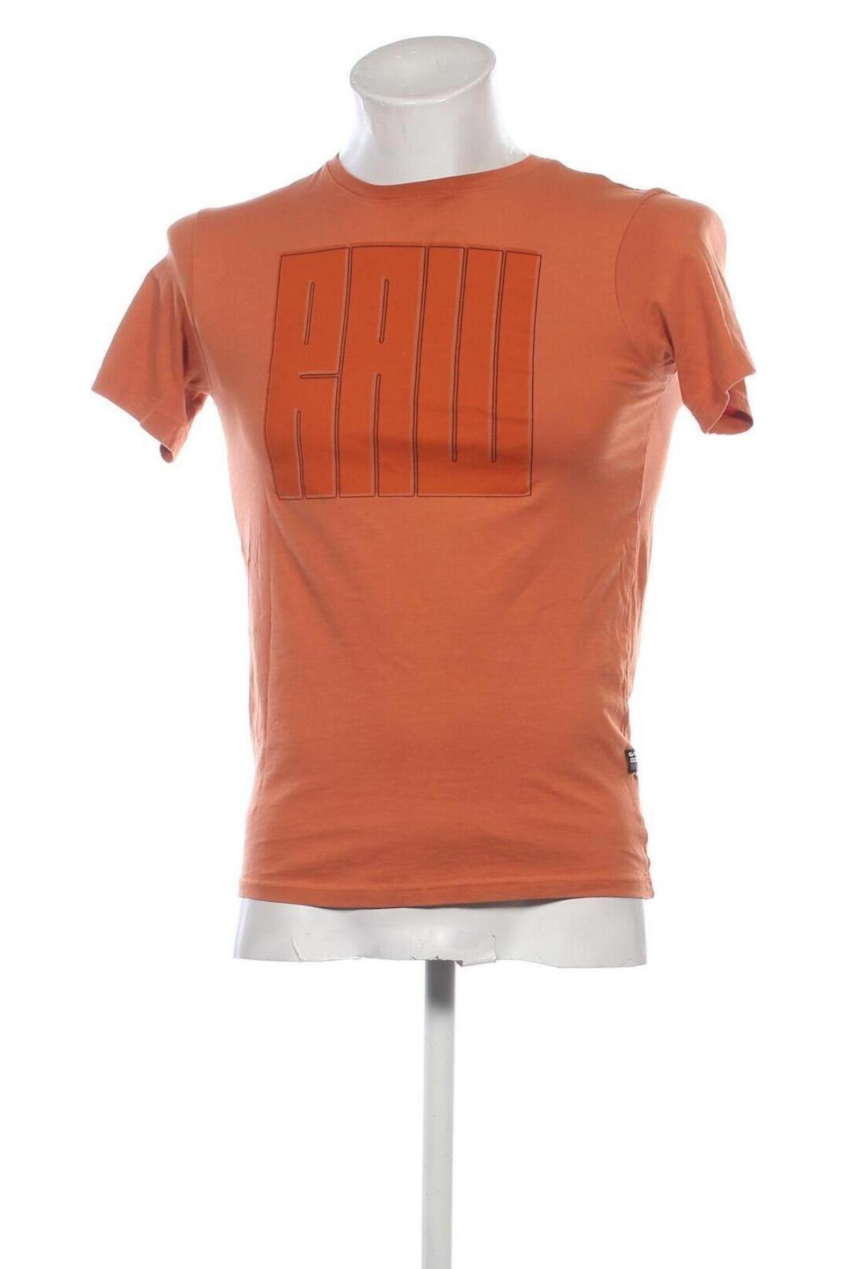 Herren T-Shirt G-Star Raw, Größe S, Farbe Orange, Preis € 31,14