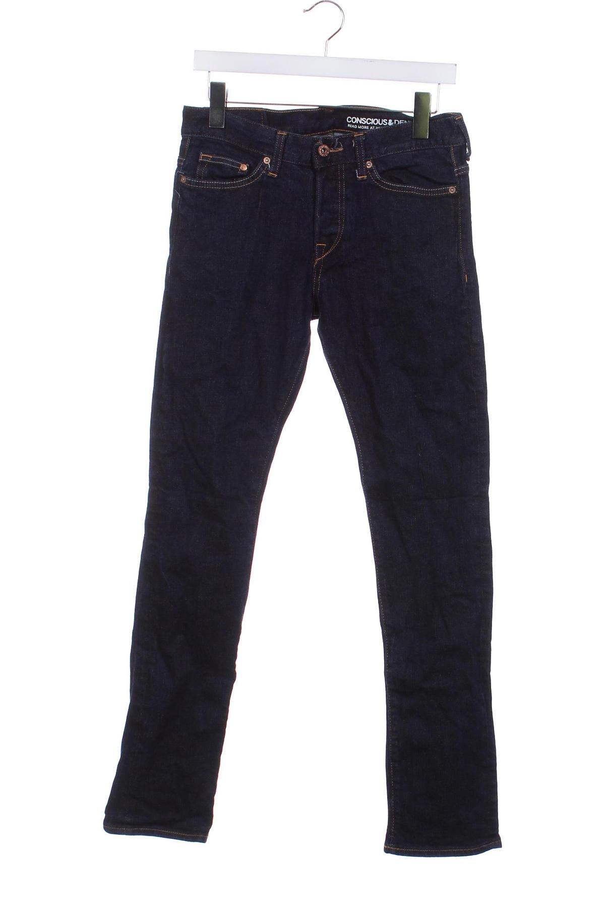 Herren Jeans H&M, Größe S, Farbe Blau, Preis 12,99 €