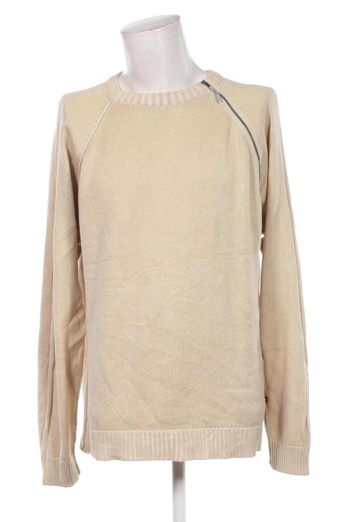 Herrenpullover, Größe 3XL, Farbe Beige, Preis 24,99 €