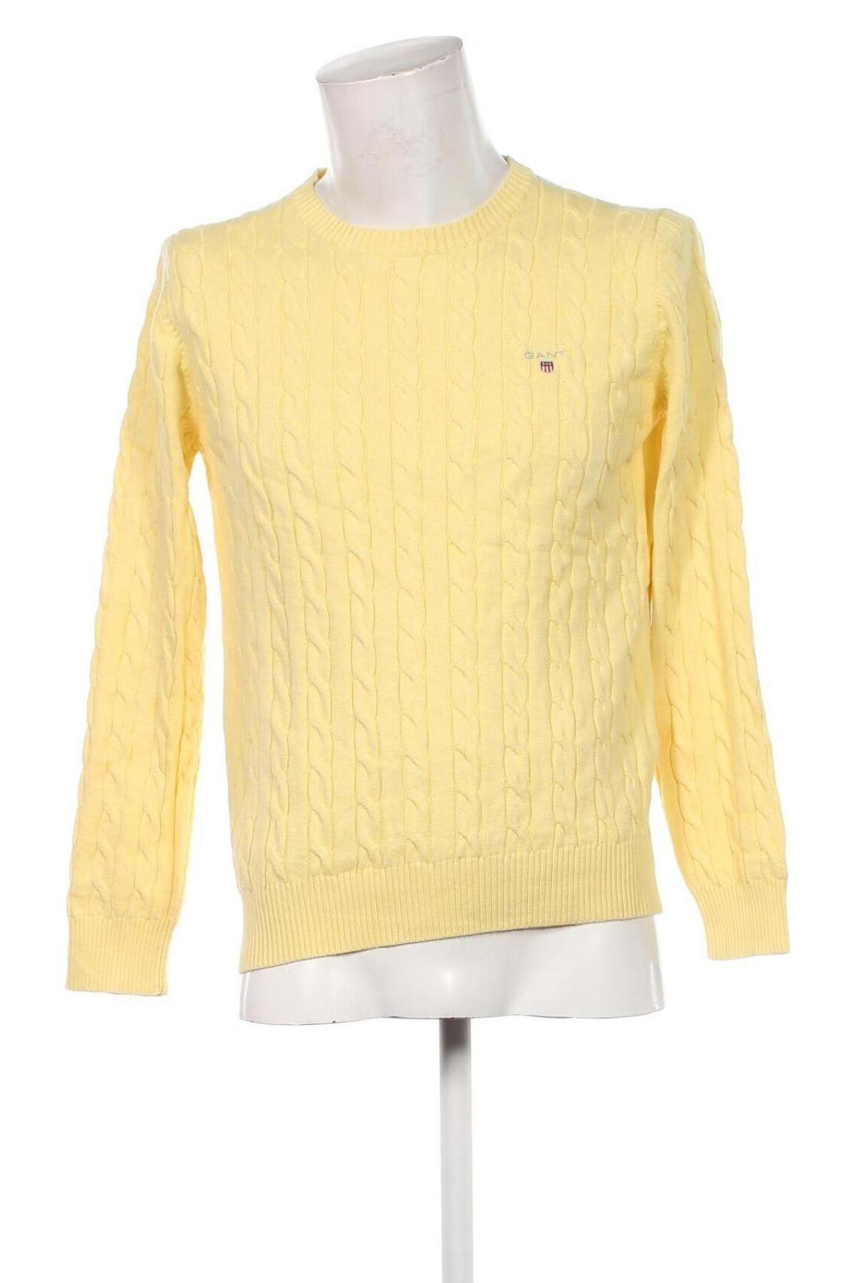 Herrenpullover Gant, Größe M, Farbe Gelb, Preis € 71,99