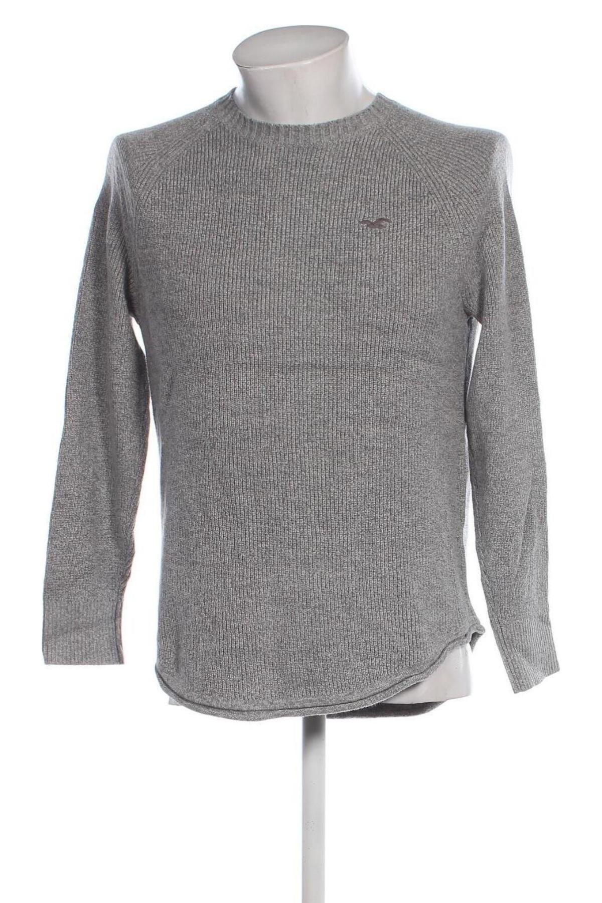 Herrenpullover Hollister, Größe M, Farbe Grau, Preis 21,49 €